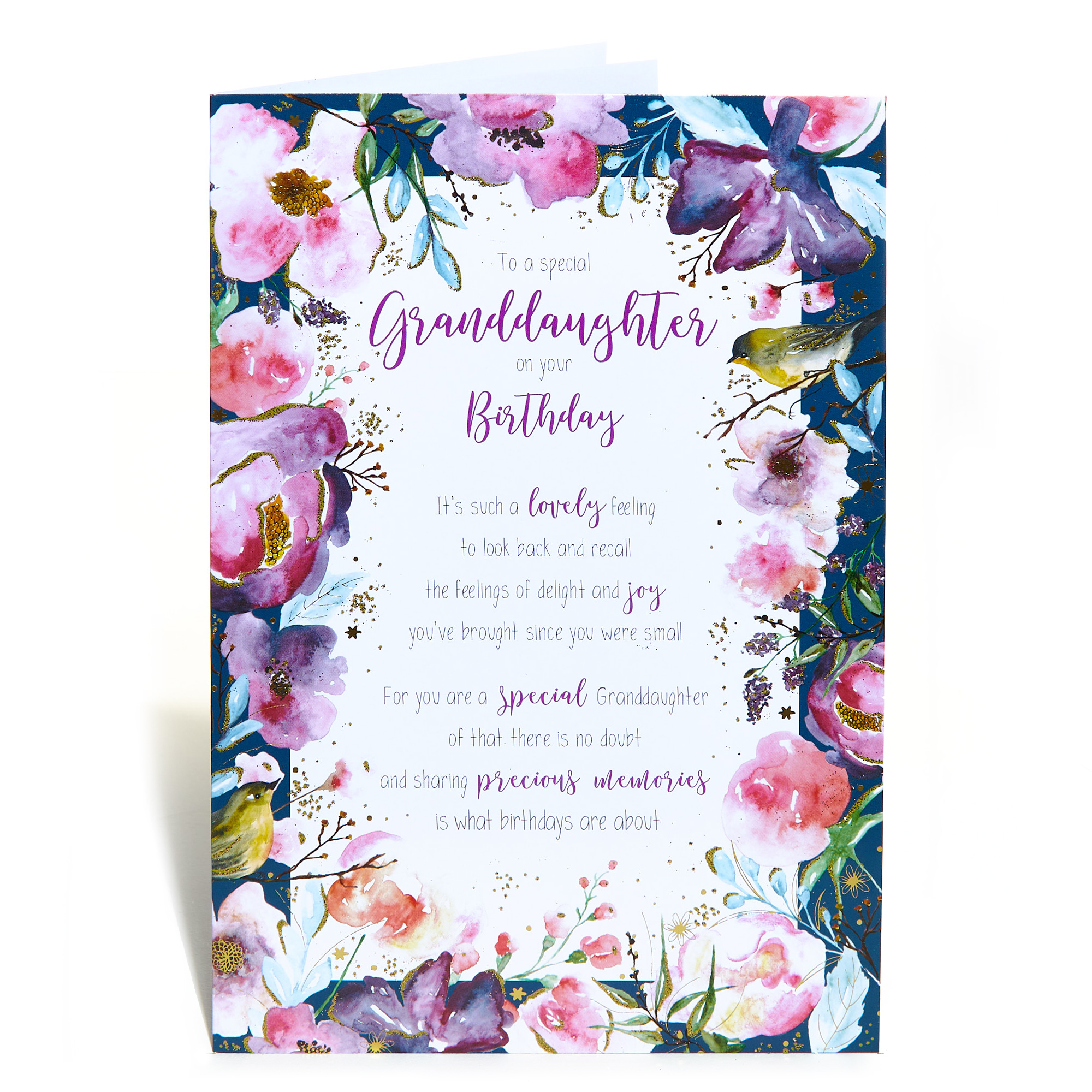 Birthday Card - Granddaughter, Traditional