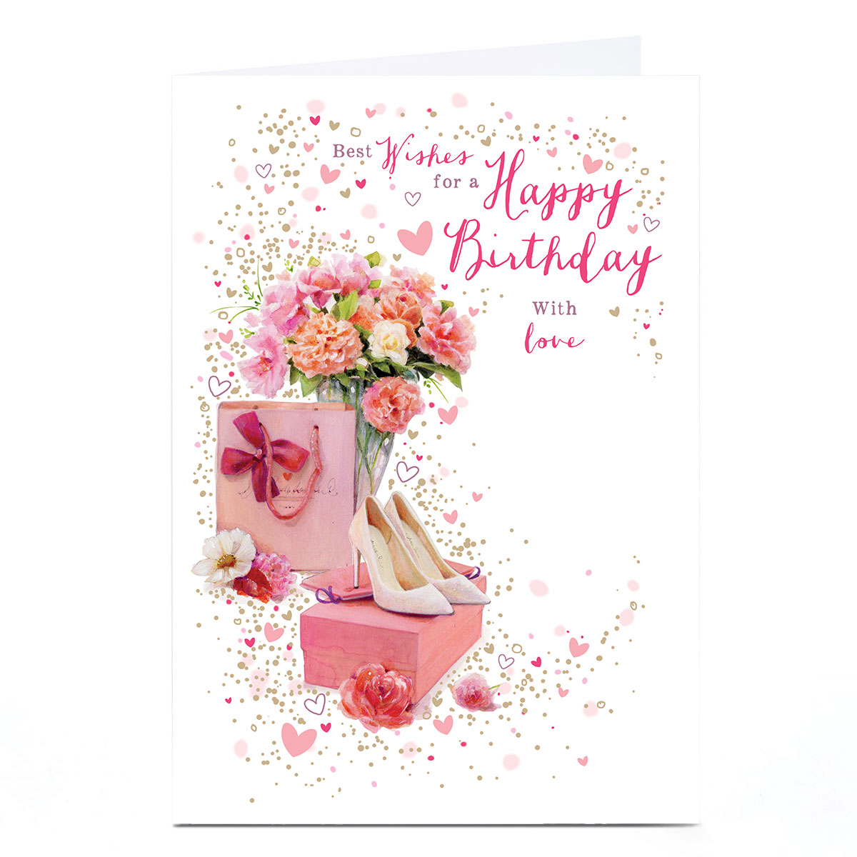 Personalised Birthday Card - Happy Birthday With Love