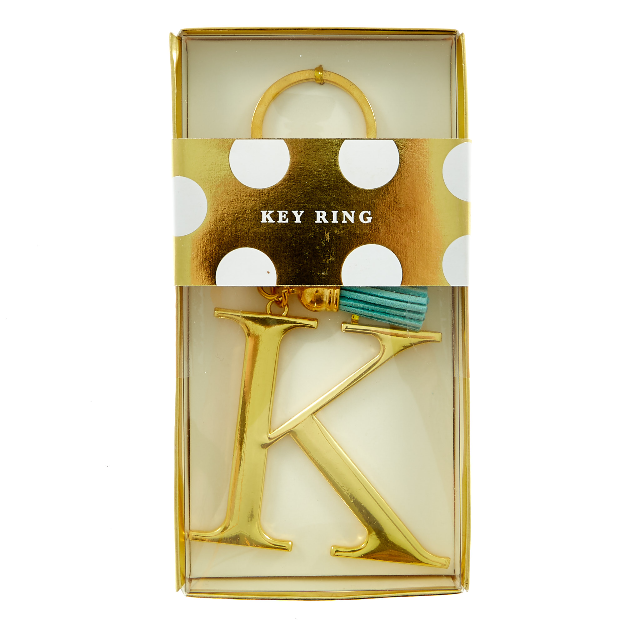 Letter K Key Ring