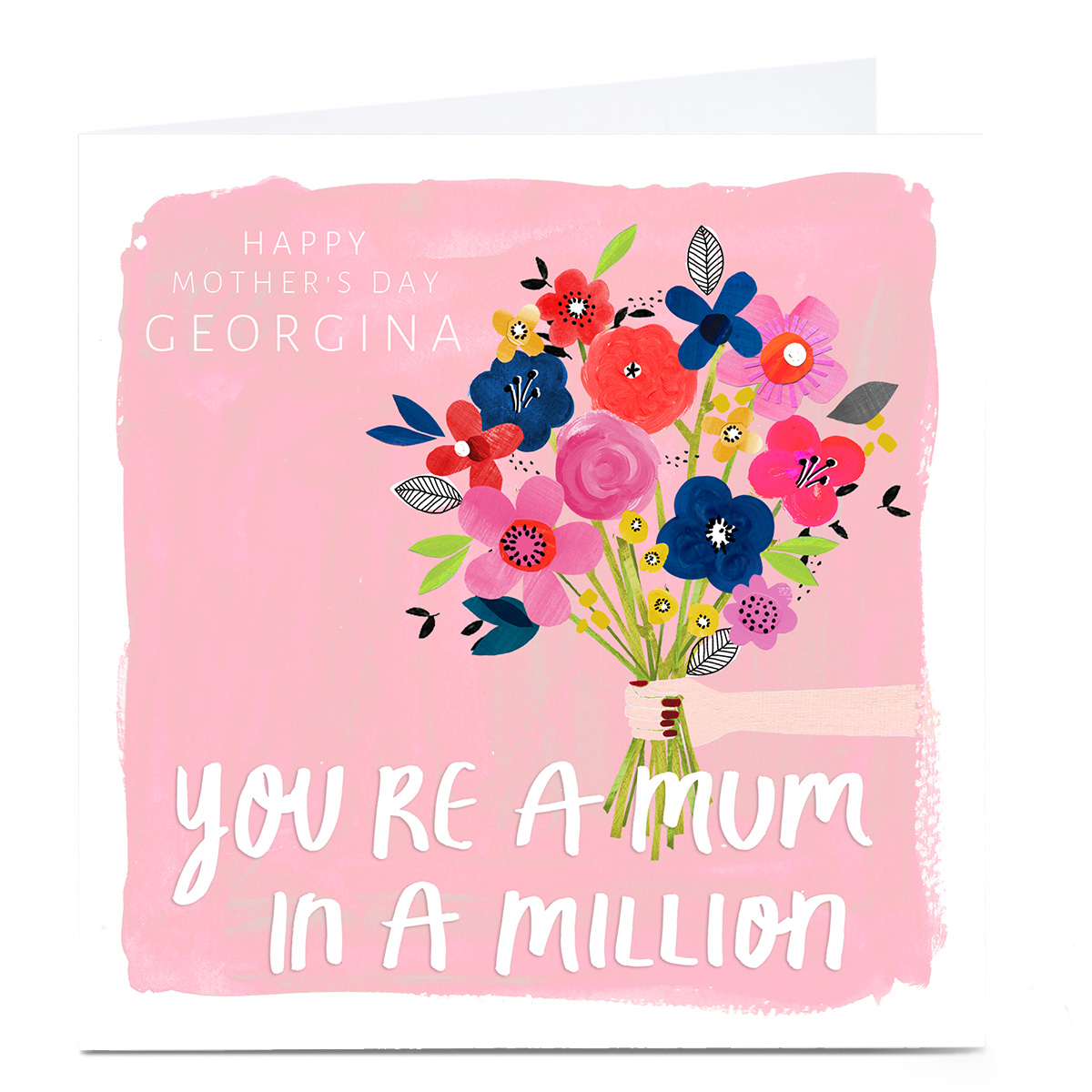 Personalised Kerry Spurling Mother's Day Card - Mum In A Million