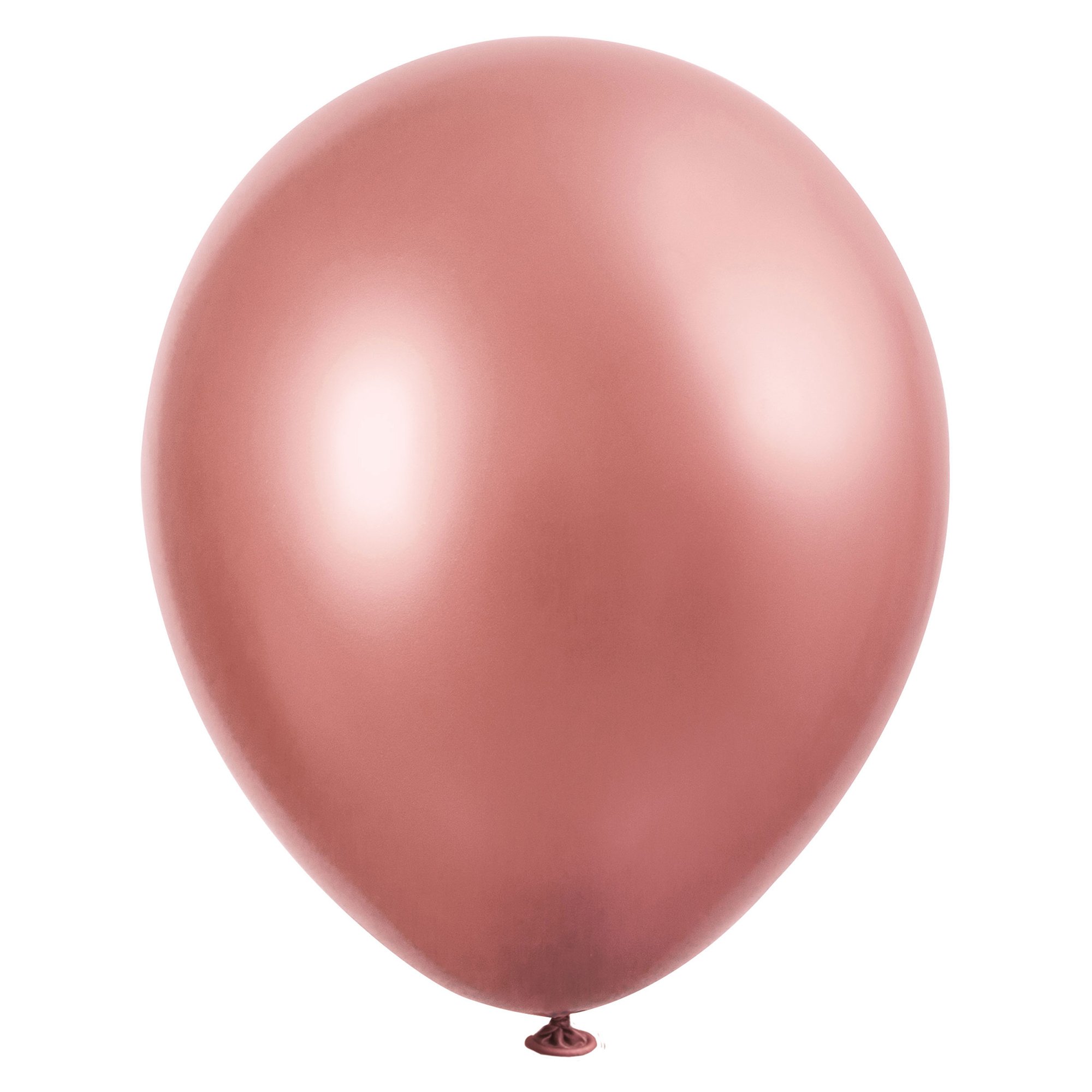 11-Inch Rose Gold Latex Balloons - Pack of 25