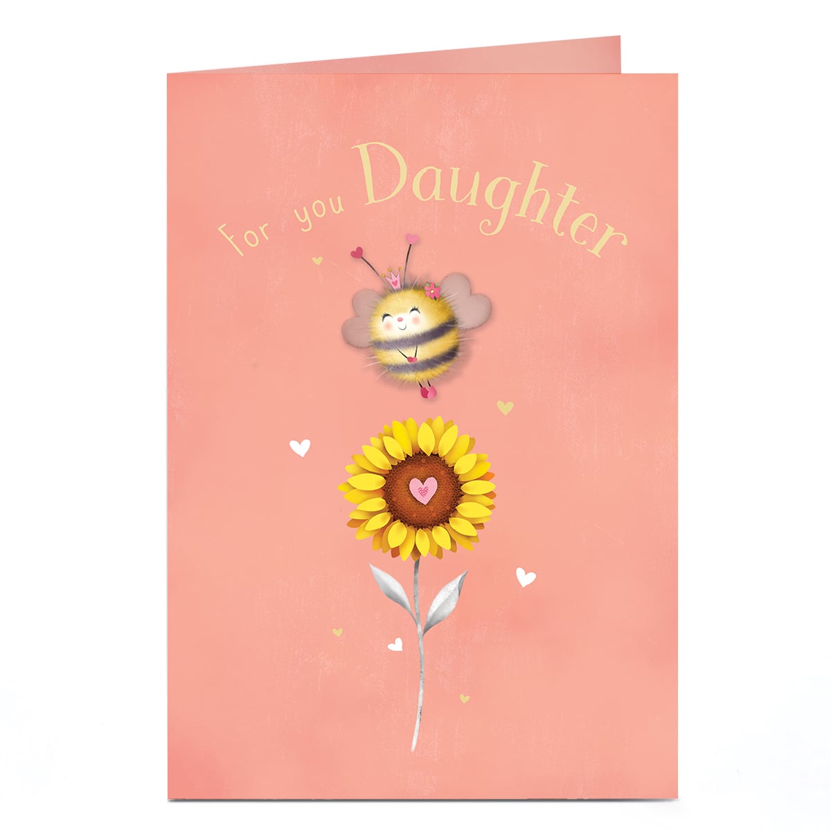 Birthday Card - Pink Daisies, Daughter