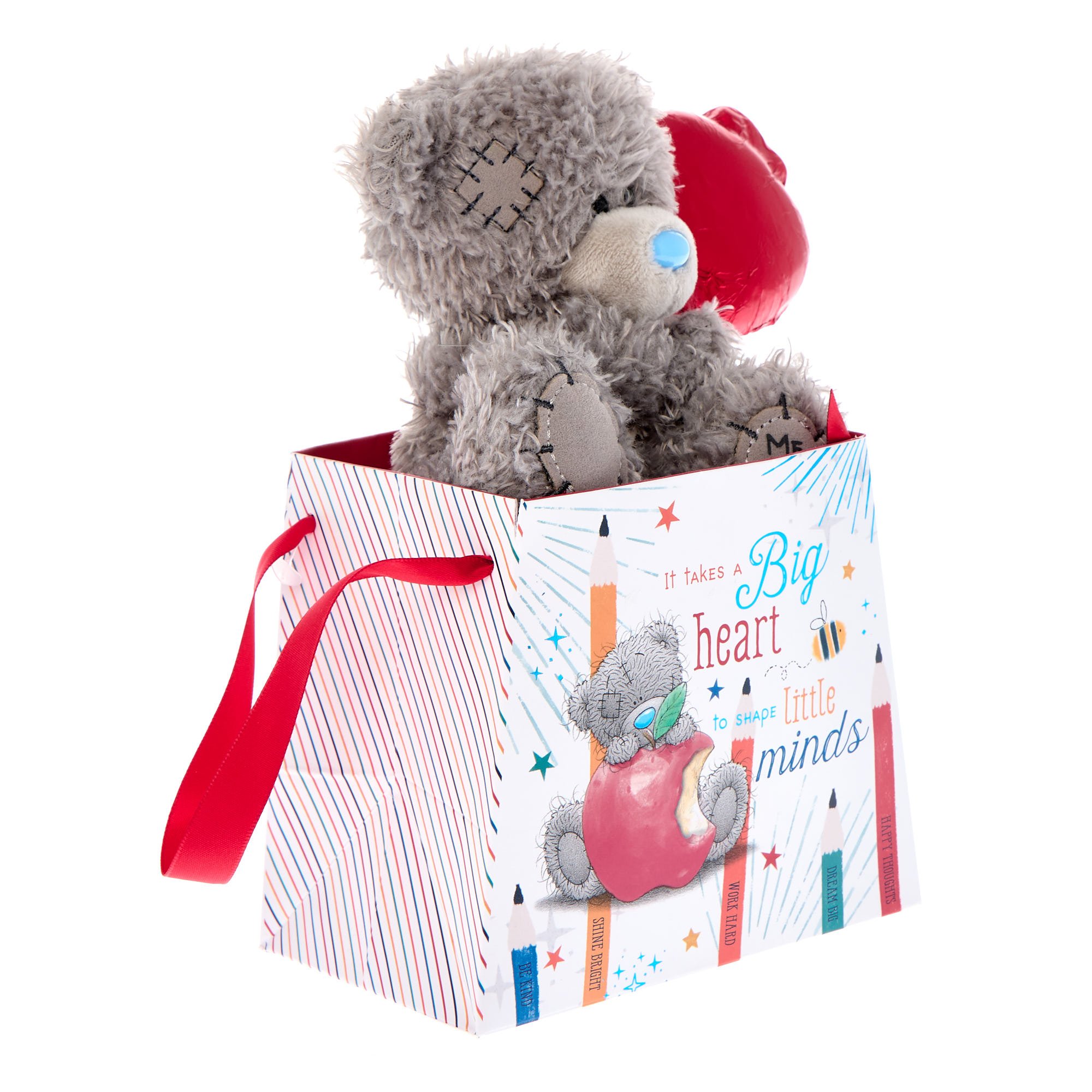 Big Heart Little Minds Me To You Tatty Teddy Bear & Chocolate Lollipop 