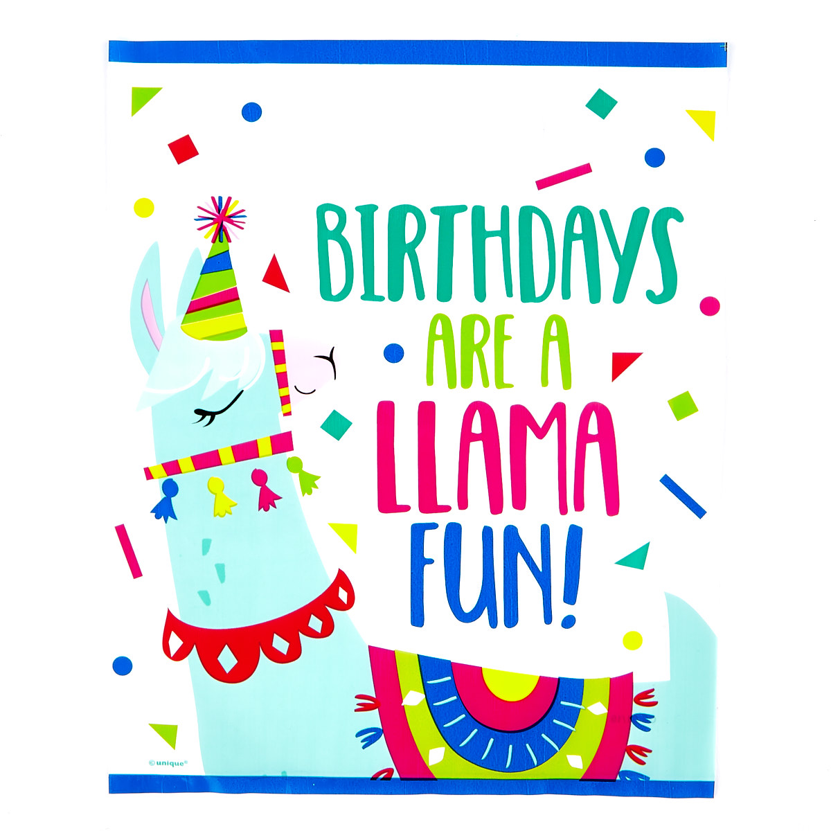 Birthday Llama Party Tableware & Decorations Bundle - 16 Guests