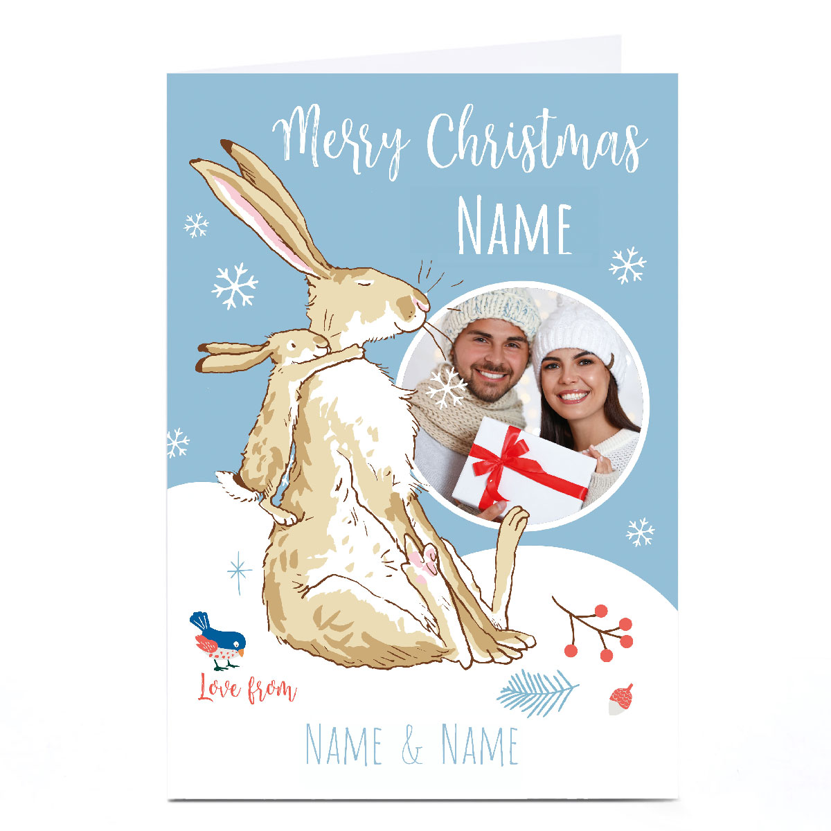 Photo Christmas Card - Guess How Much I Love You, Any Name