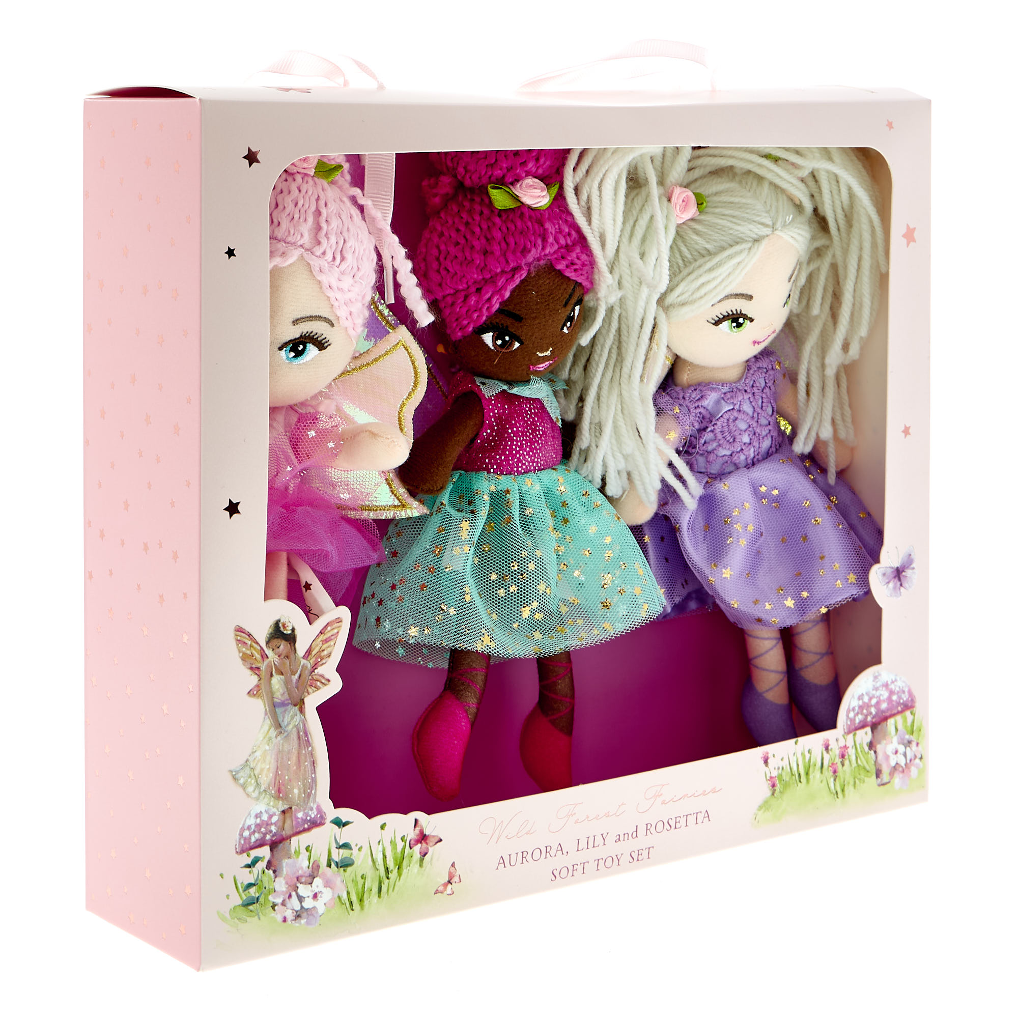 Wild Forest Fairies Soft Toy Set