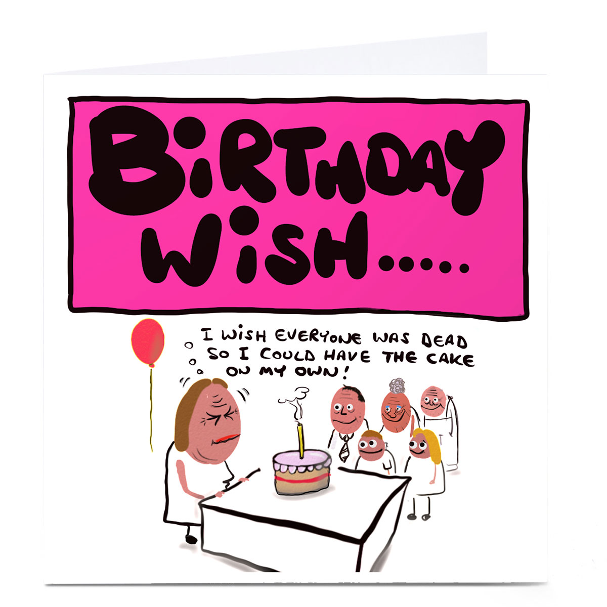 Personalised Do Something David Birthday Card - I Wish...