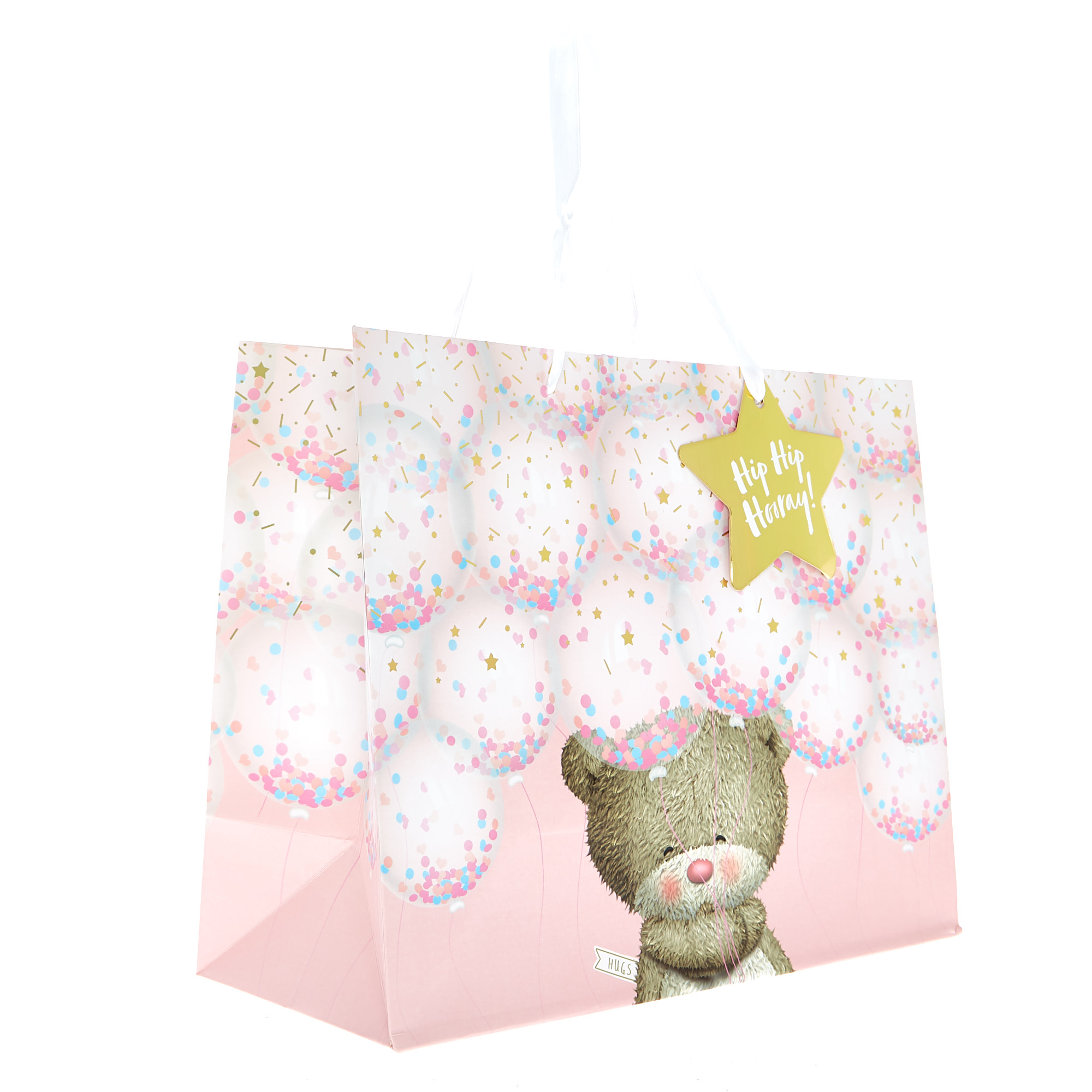 Large Landscape Hugs Bear Gift Bag - Hooray!