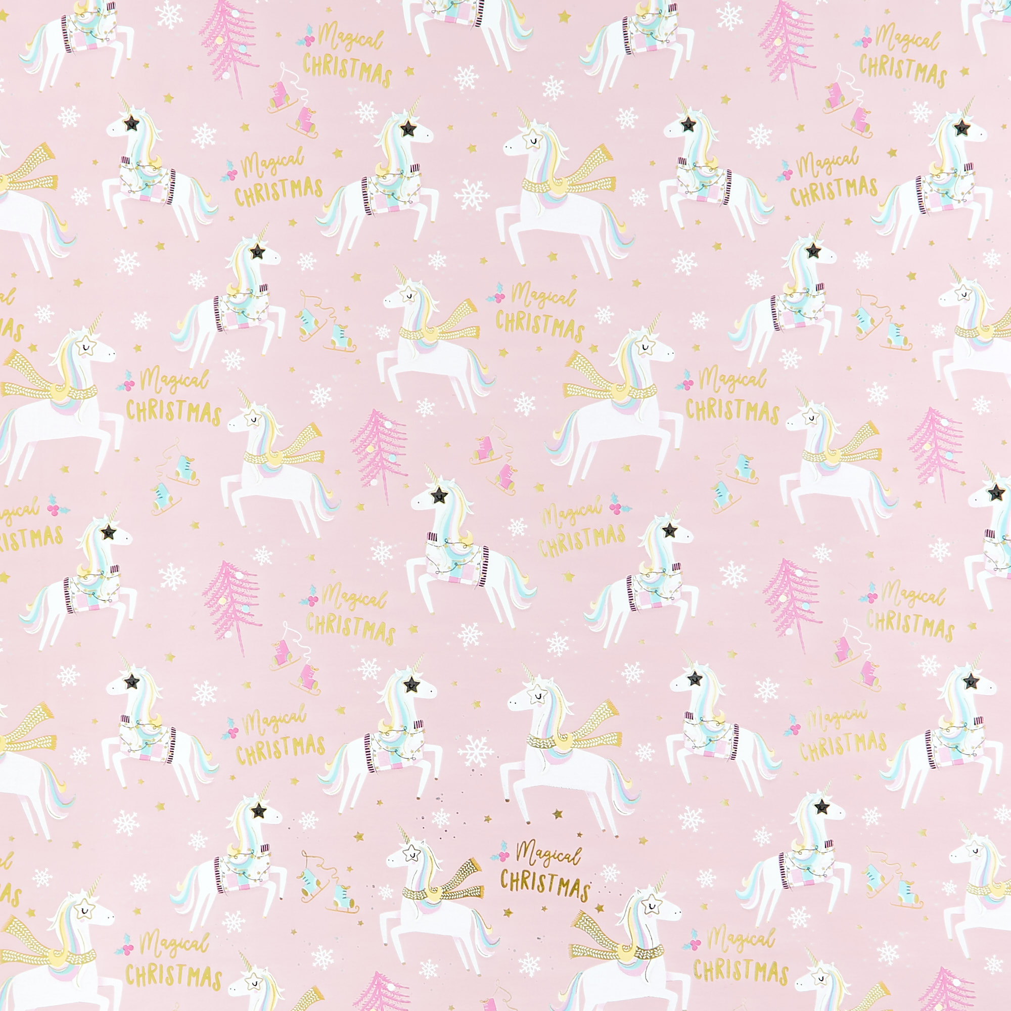 Magical Unicorn Christmas Wrapping Paper - 12 Metres