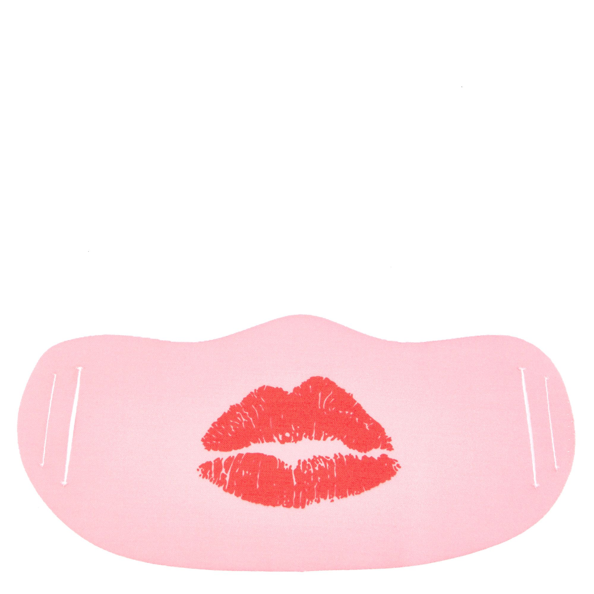 Washable Pink Lips Face Coverings - Pack Of 2
