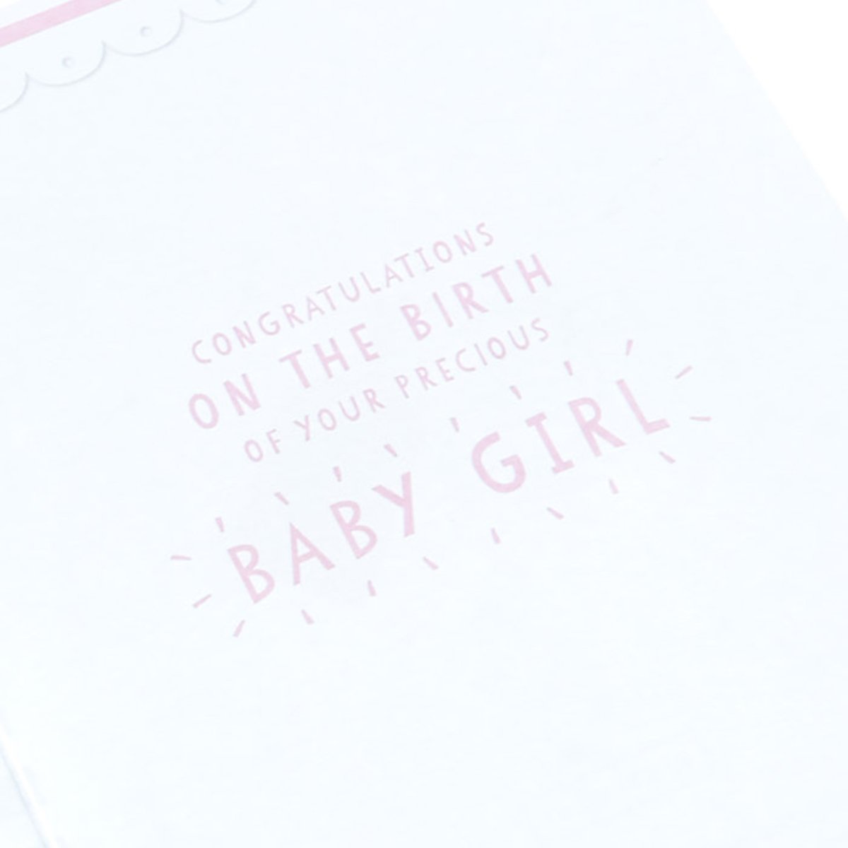 New Baby Card - Hello Baby Girl