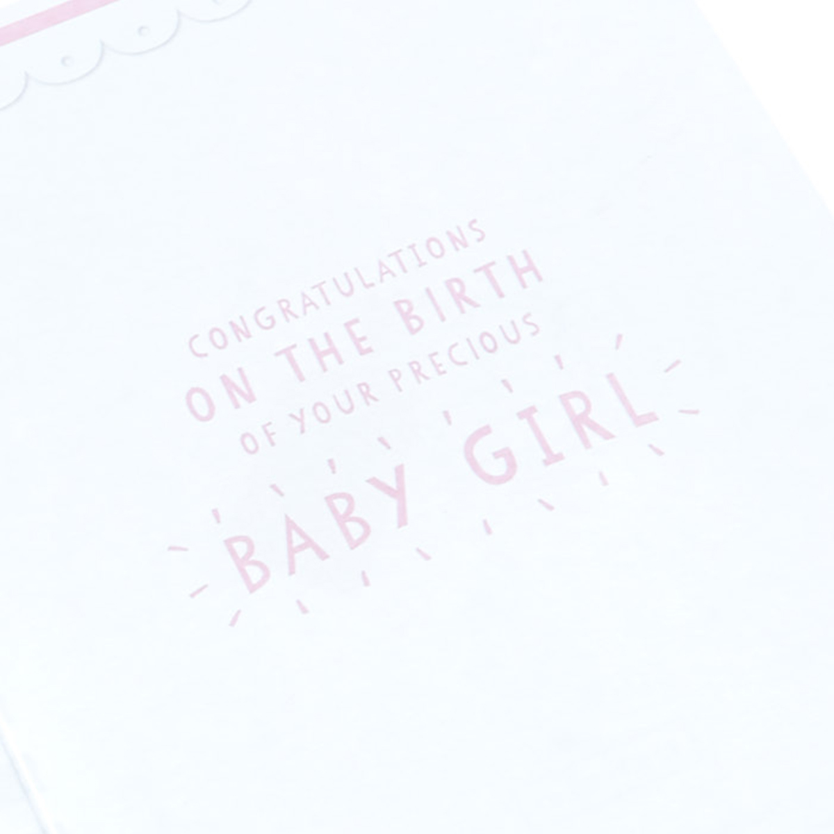 New Baby Card - Hello Baby Girl