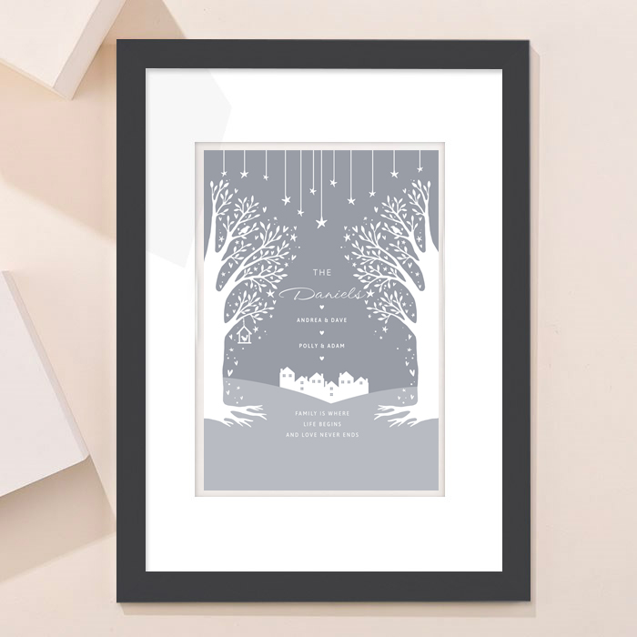 Personalised Family Portrait Print