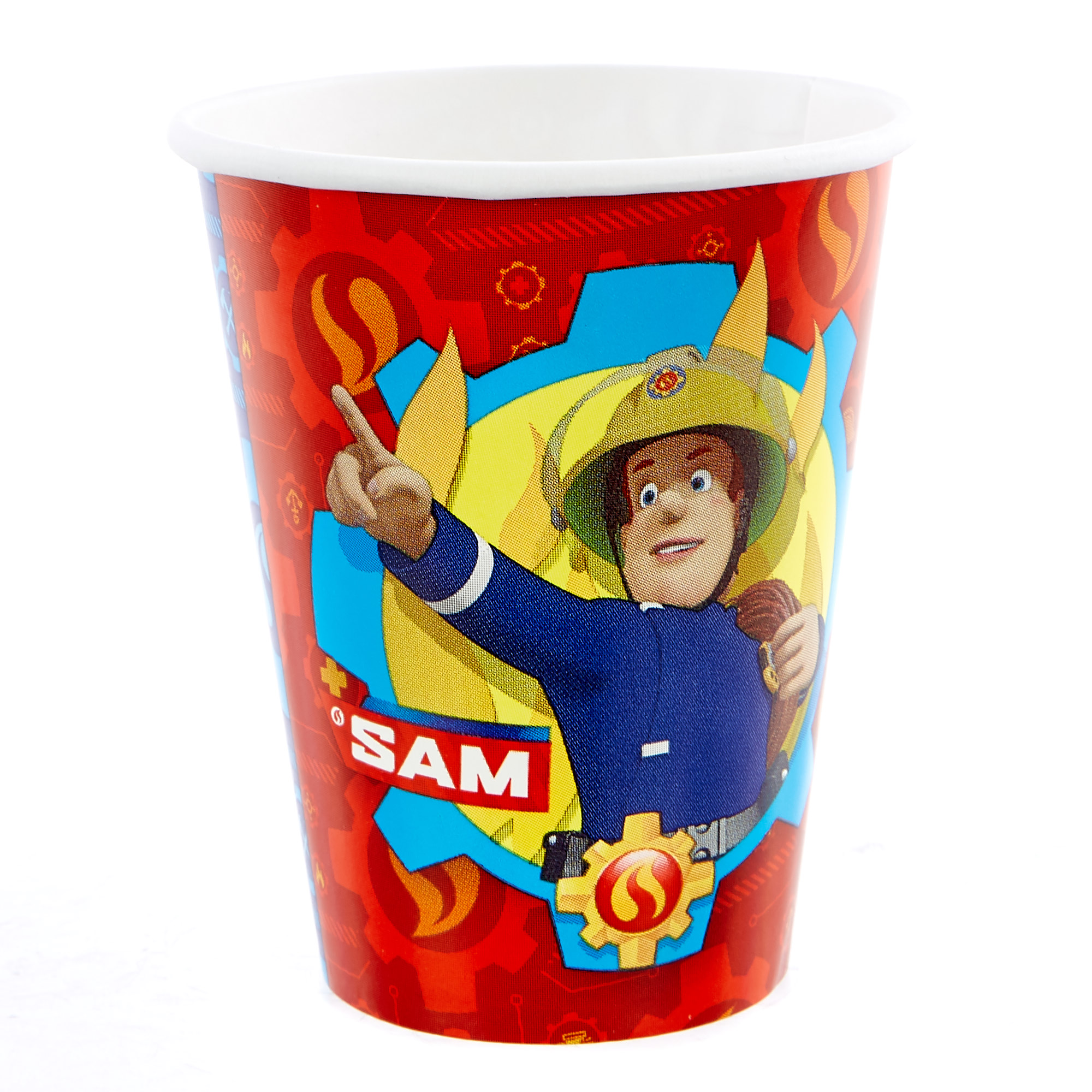 Fireman Sam Party Tableware & Decorations Bundle - 16 Guests