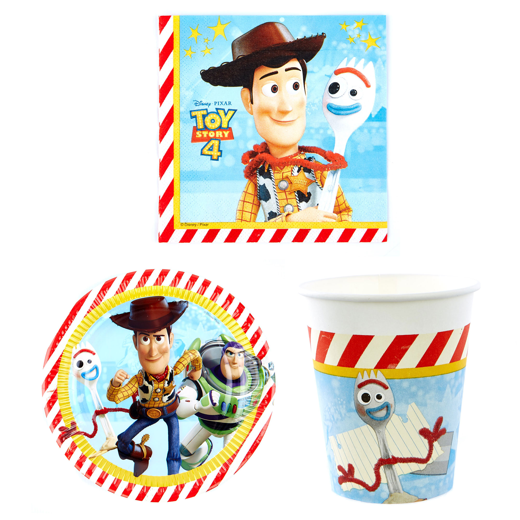 Toy Story 4 Party Tableware Bundle - 8 Guests