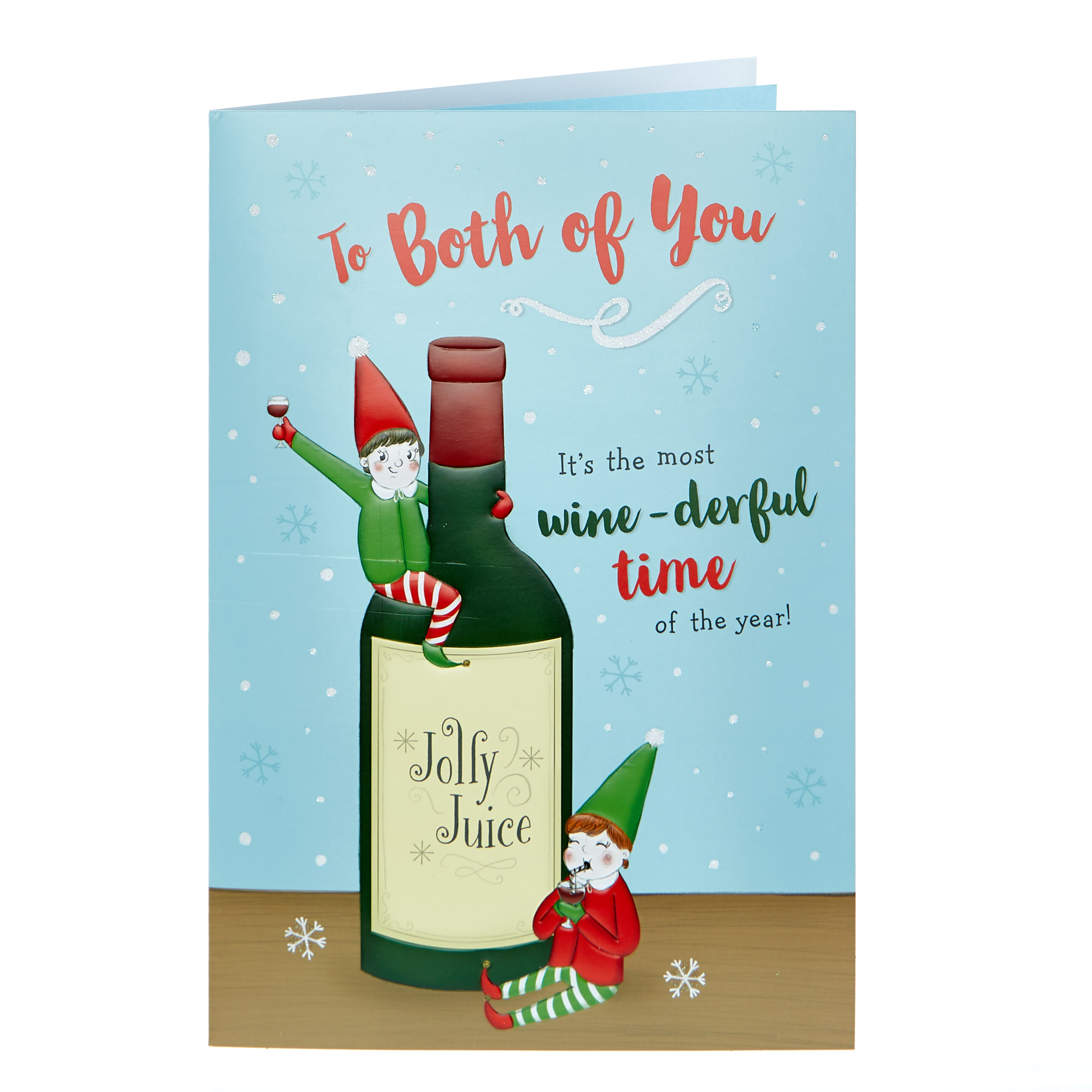 Christmas Card - Both Of You Jolly Juice 