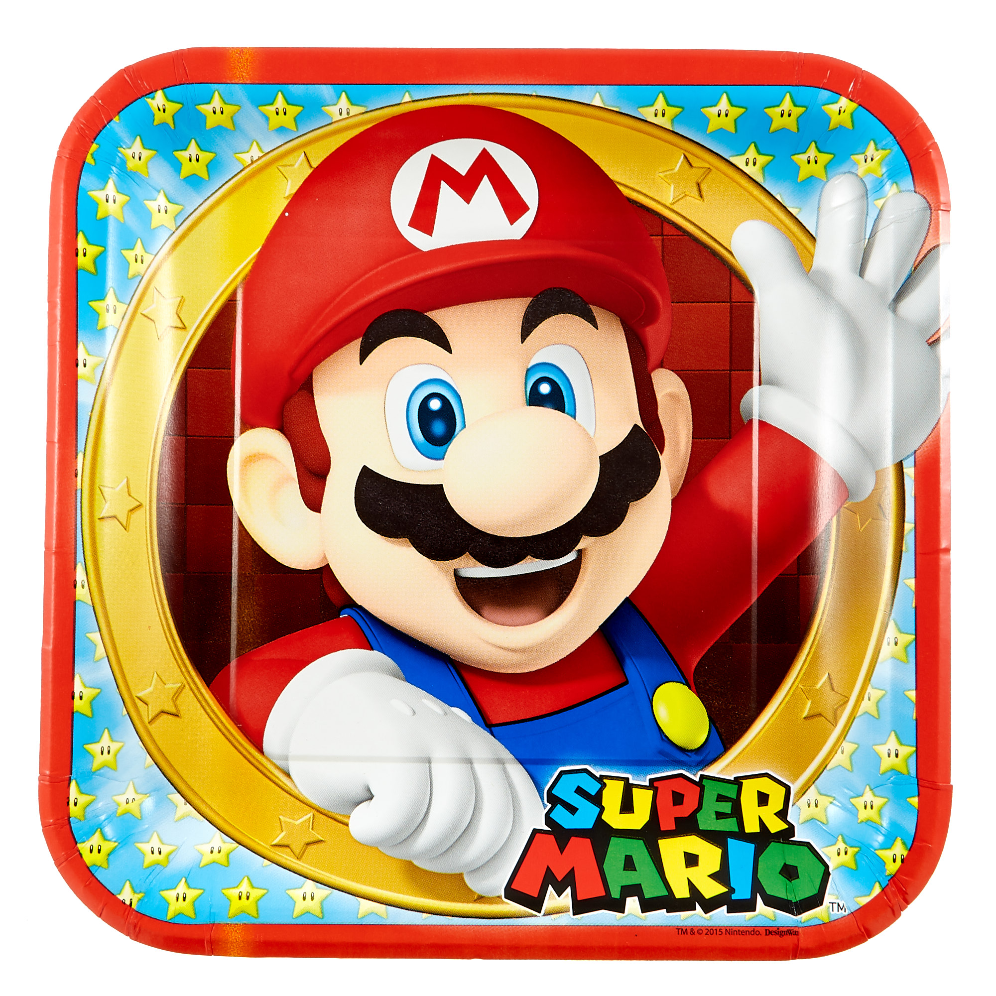 Super Mario Party Tableware & Decorations Bundle - 16 Guests