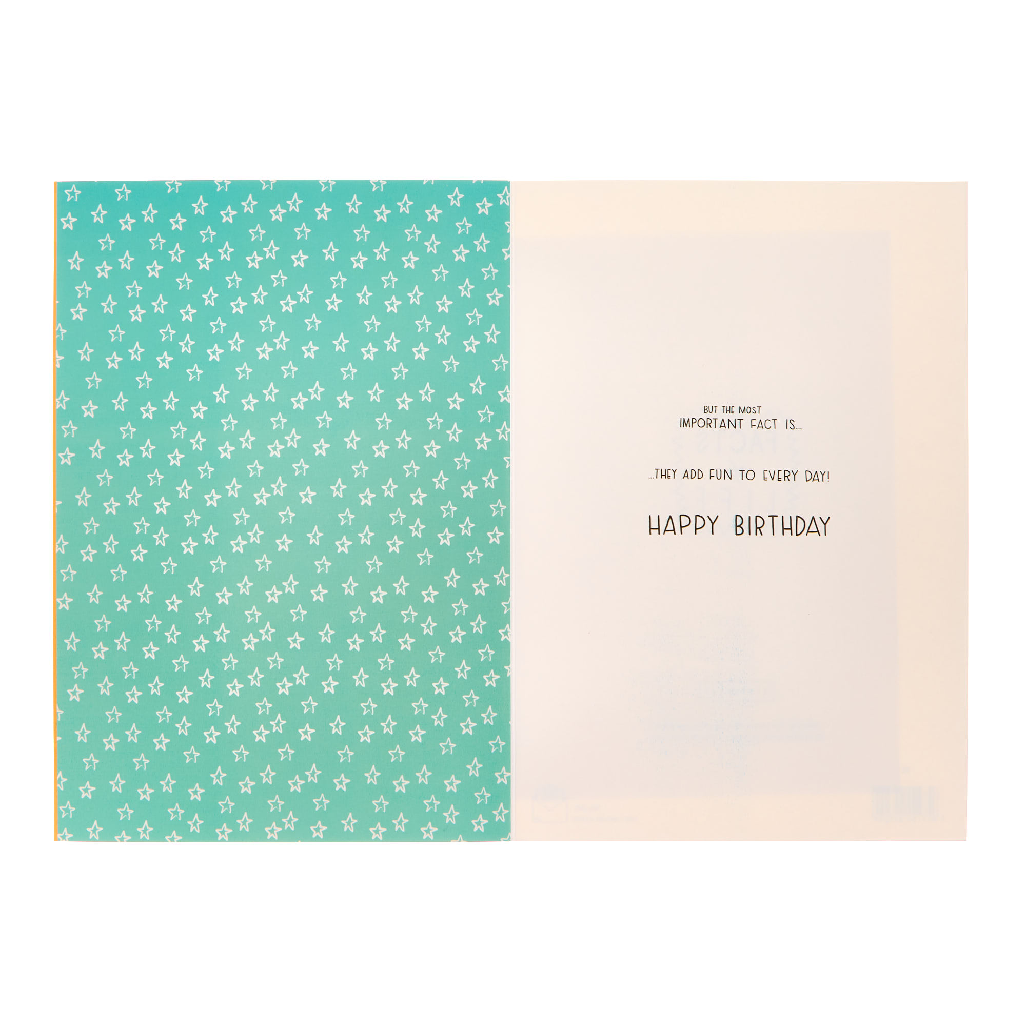 Son Totally True Facts Birthday Card