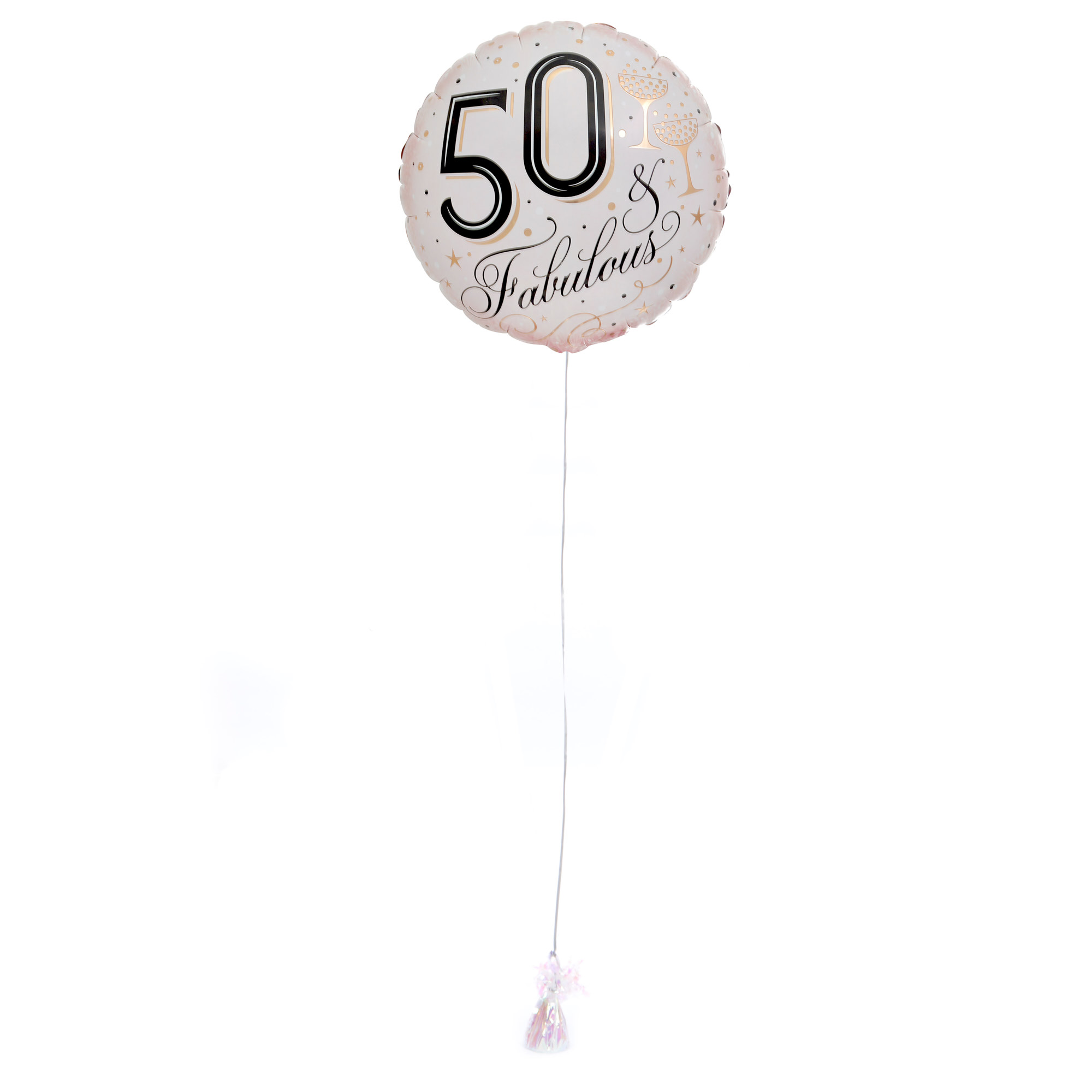 Fabulous 50th Birthday Balloon & Lindt Chocolates - FREE GIFT CARD!