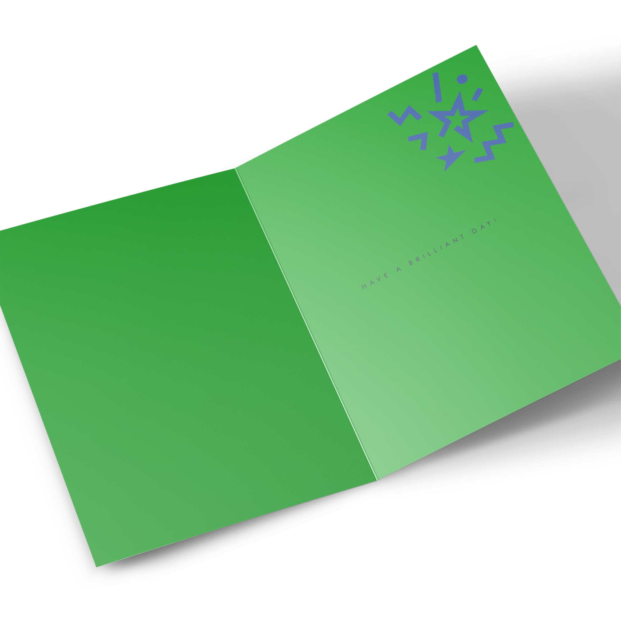 Birthday Card - Blue and Green Squiggles, Nephew