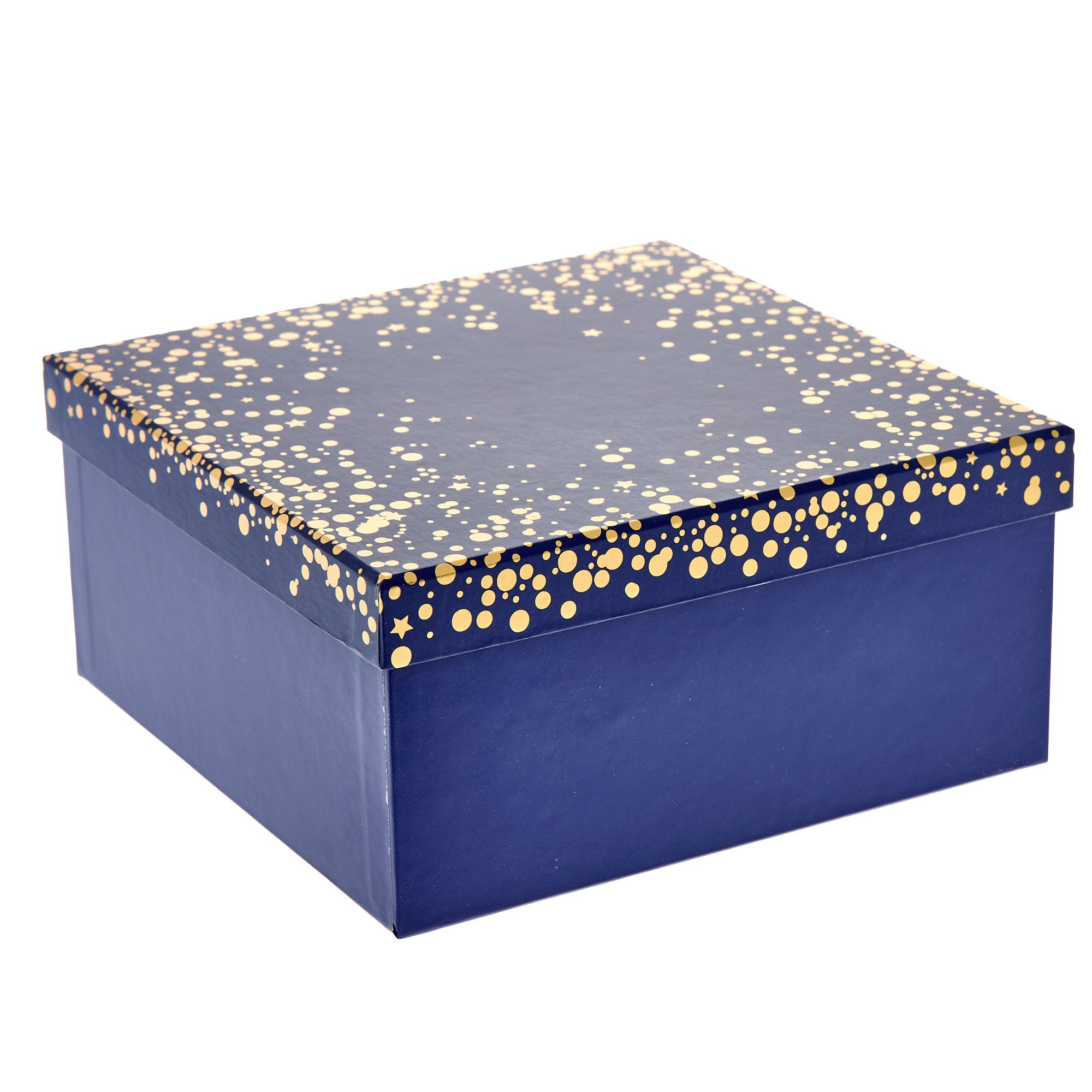 Navy Speckle Gift Boxes - Set of 3