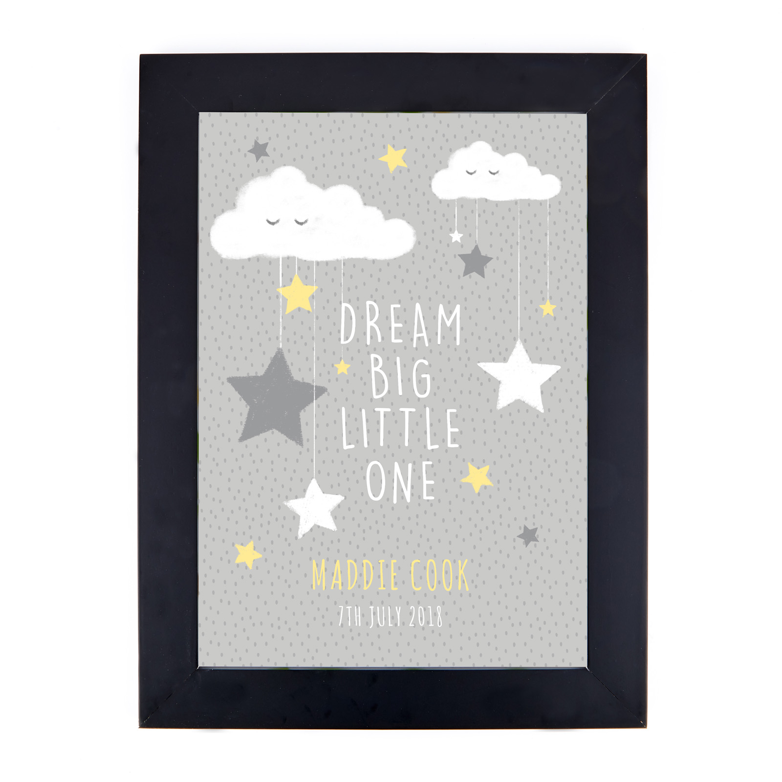 Personalised Night Sky Print - Dream Big Little One