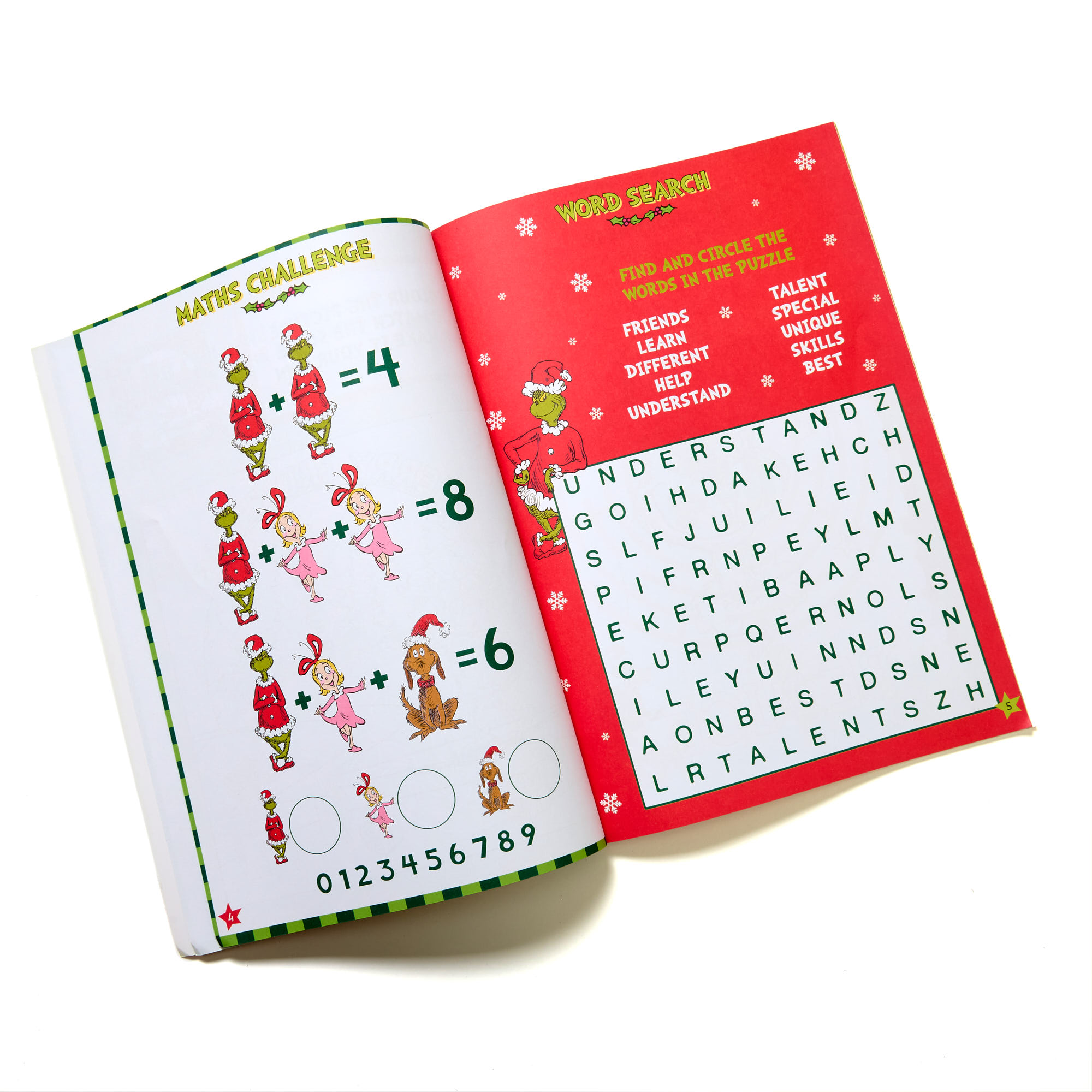 The Grinch Christmas Activity Book