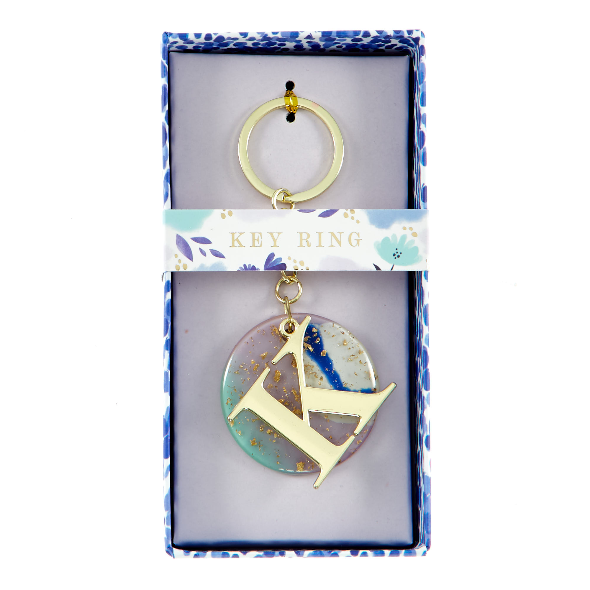 Monogram Keyring Letter K