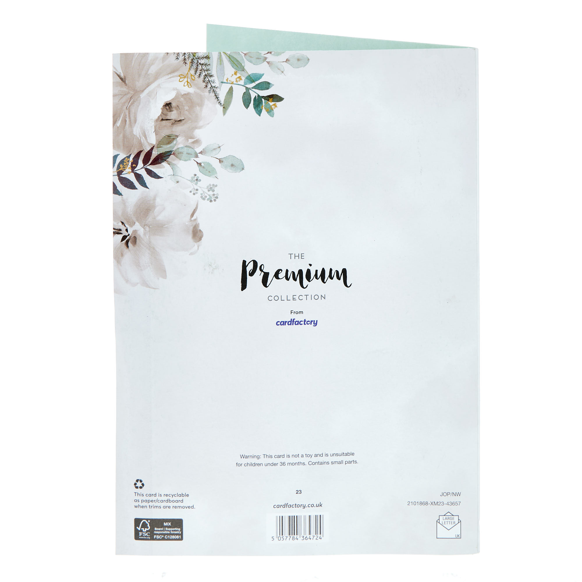 Daughter Special Flowers Christmas Card