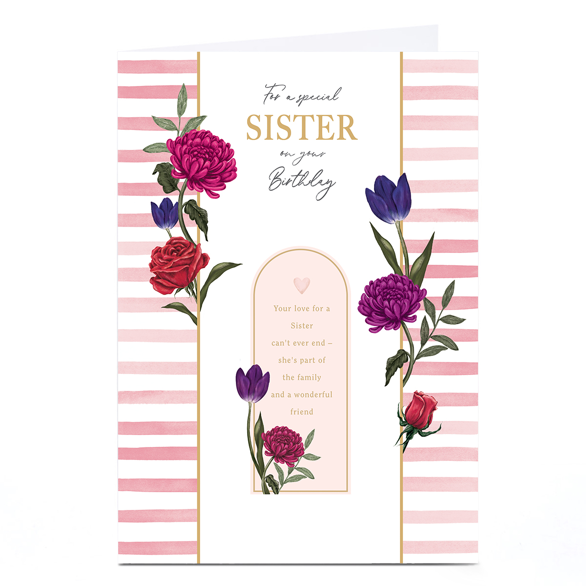 Birthday Card - A Wonderful Friend, Sister