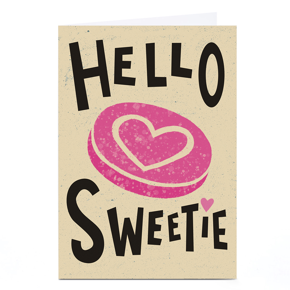 Personalised Tin Bath Card - Hello Sweetie