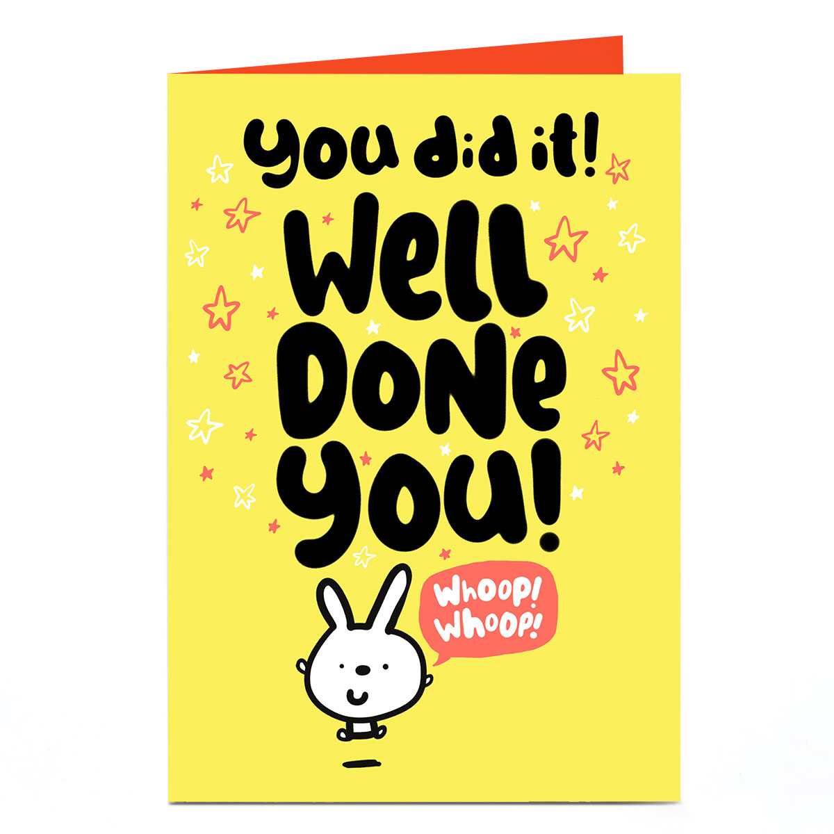 Personalised Fruitloops Well Done Card - Whoop Whoop!