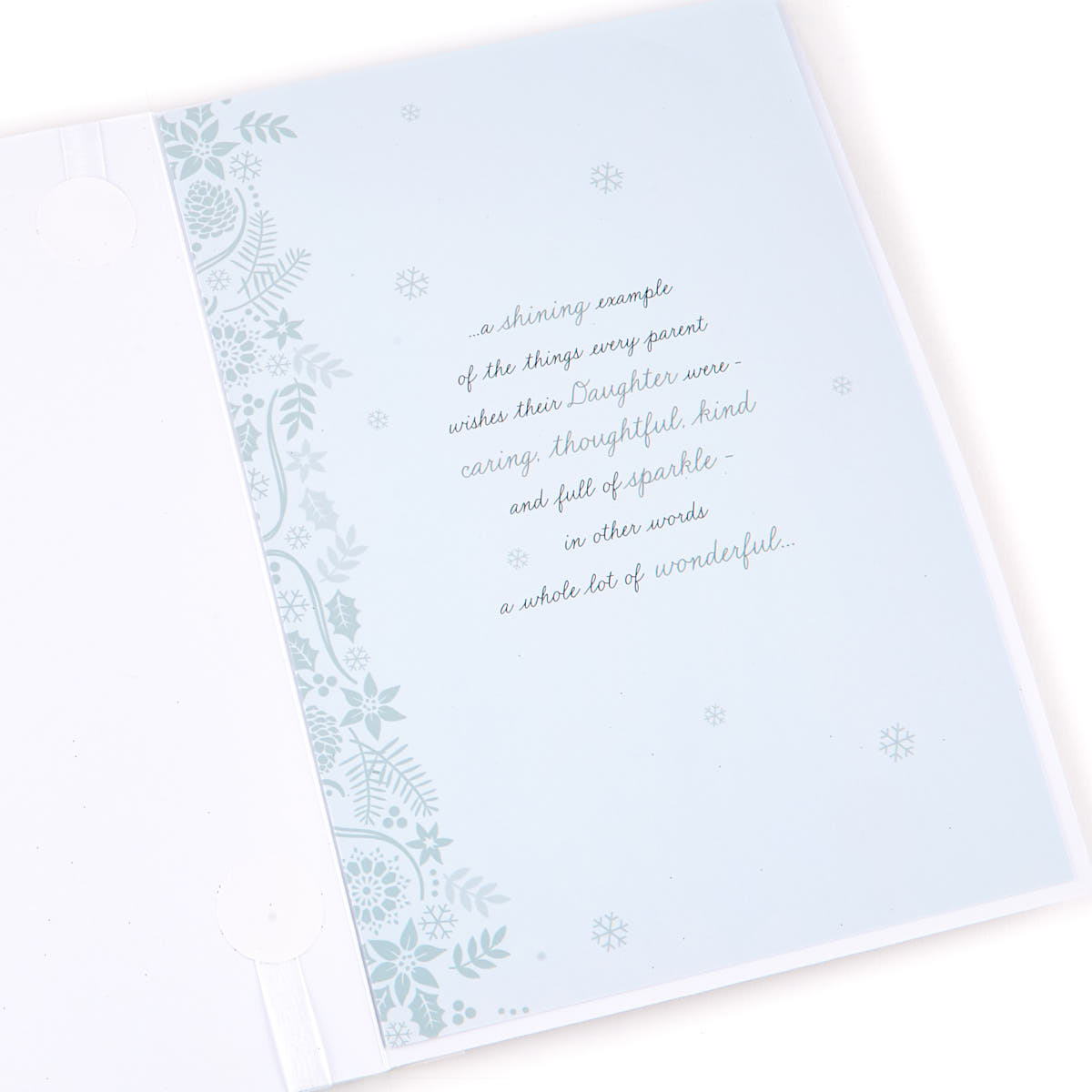 Christmas Card - Daughter Festive Verse
