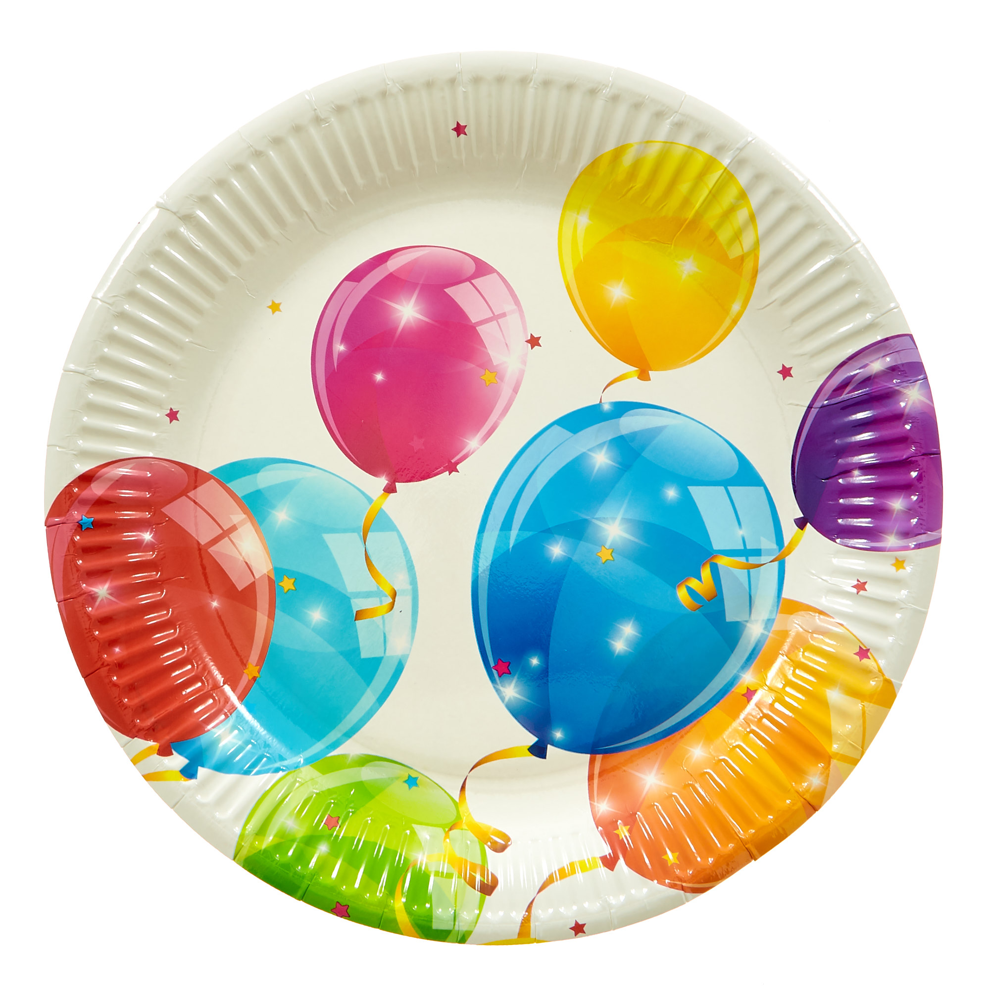 Colourful Balloons Party Tableware Kit - 8 Guests