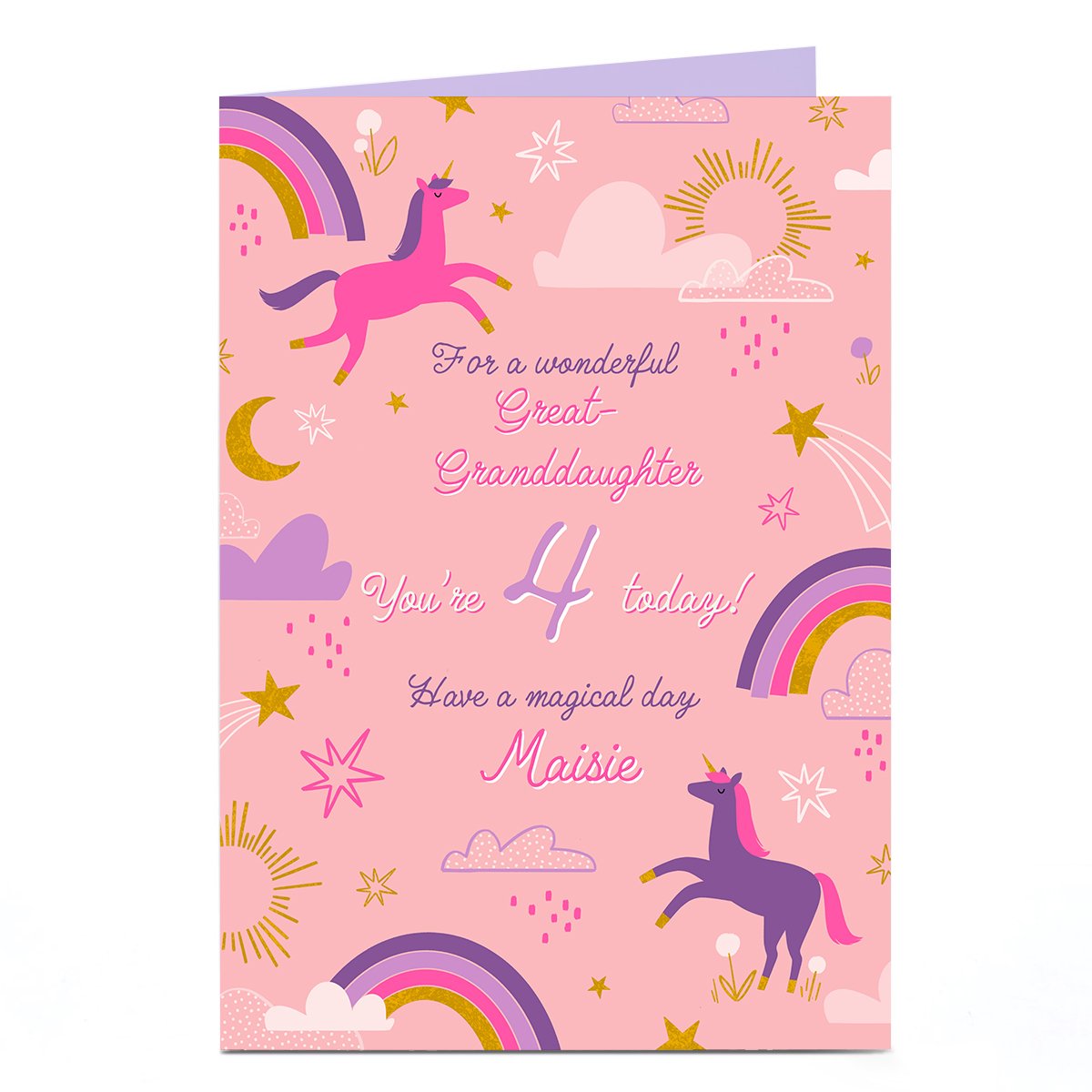 Personalised Birthday Card - Have A Magical Day