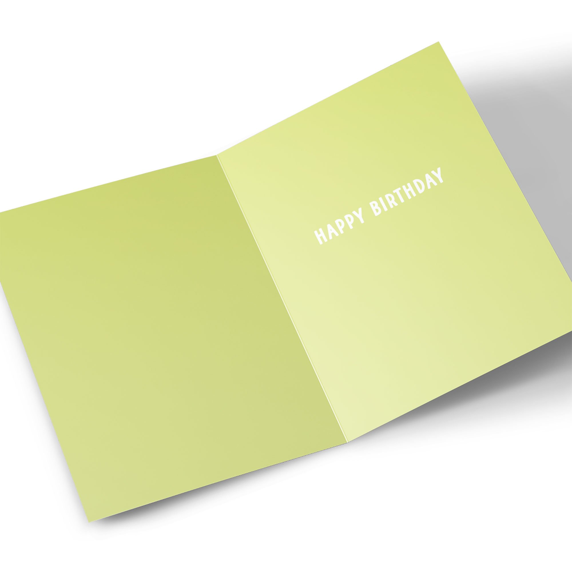 4th Birthday Card - Fox in Glasses