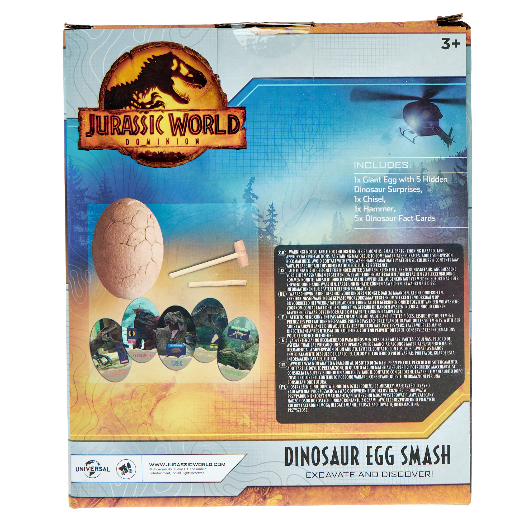 Jurassic World Dominion Dinosaur Egg Smash