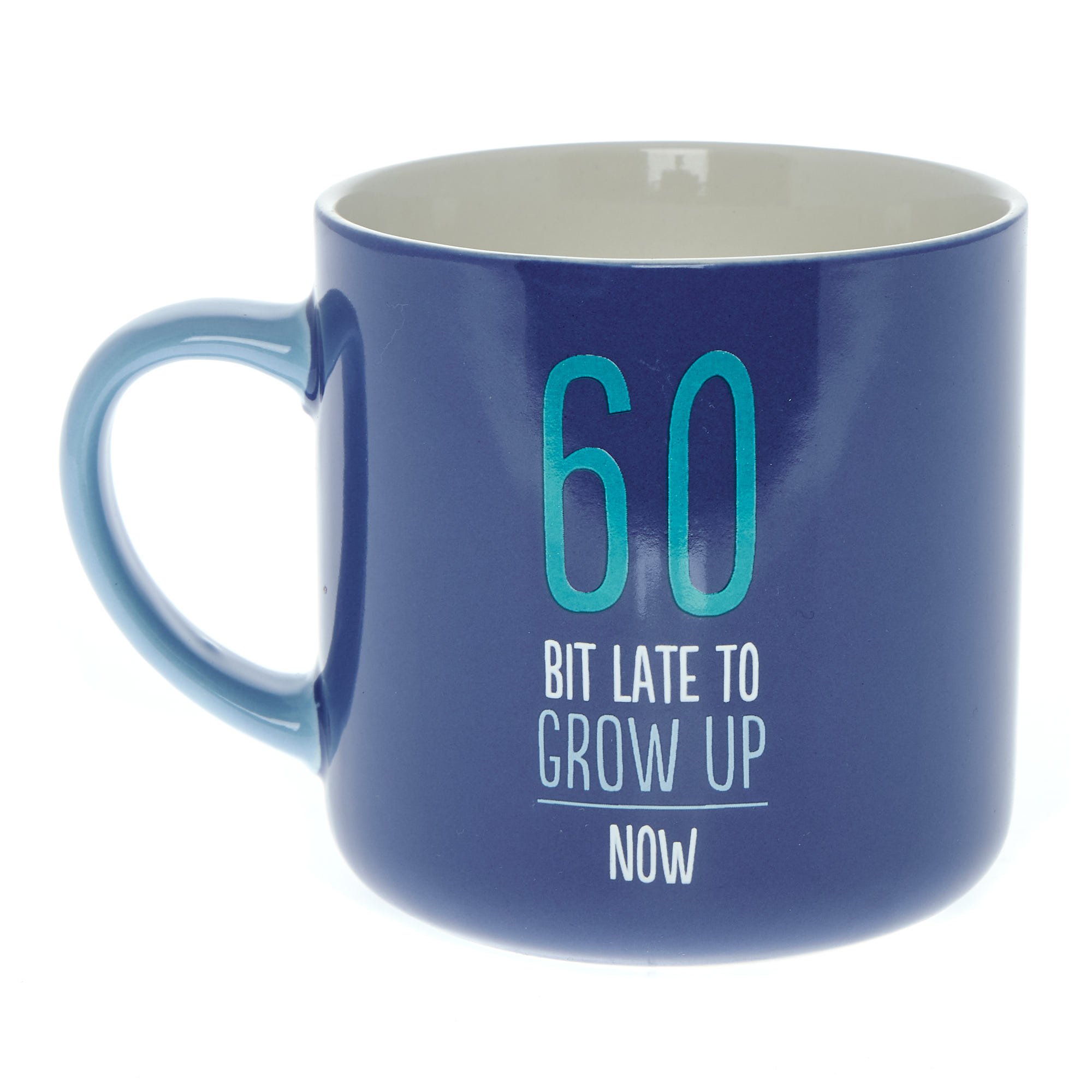 Bit Late to Grow Up 60th Birthday Mug
