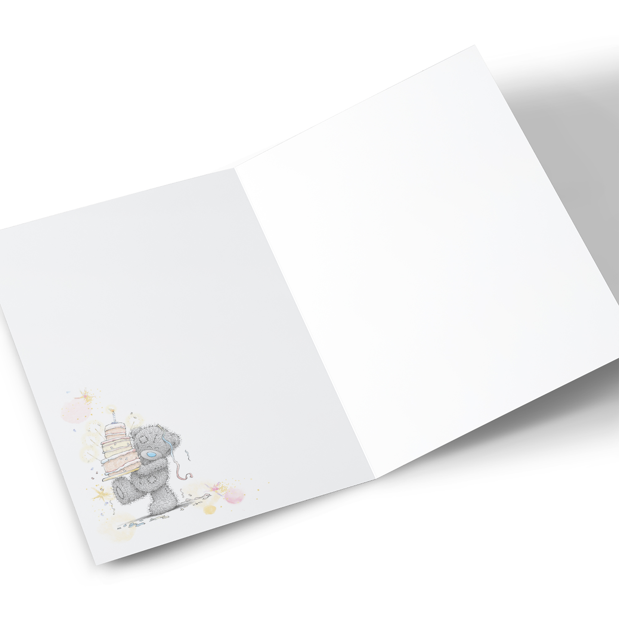 Photo Tatty Teddy Birthday Card - Pink Celebration, Aunty