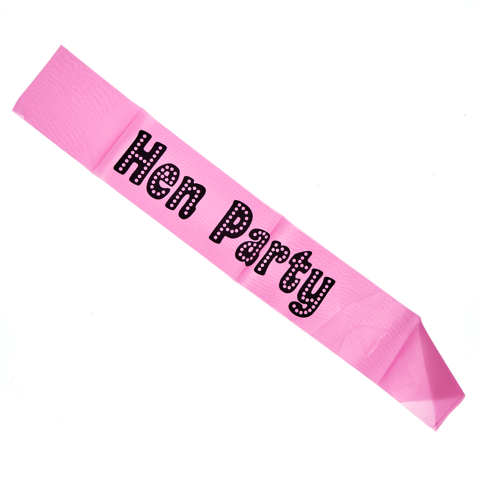 Black & Pink Hen Party Sash