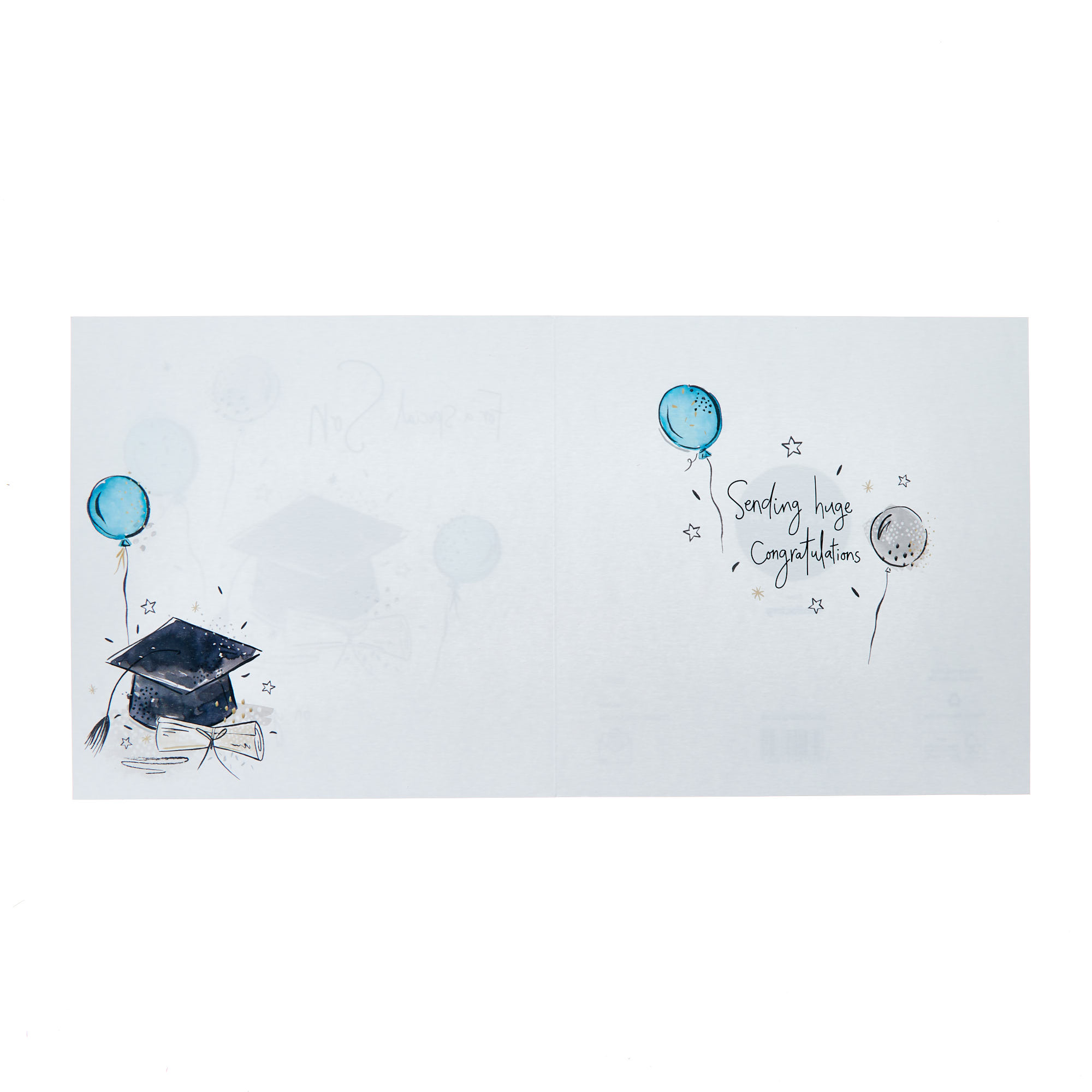 Special Son Mortarboard Graduation Card
