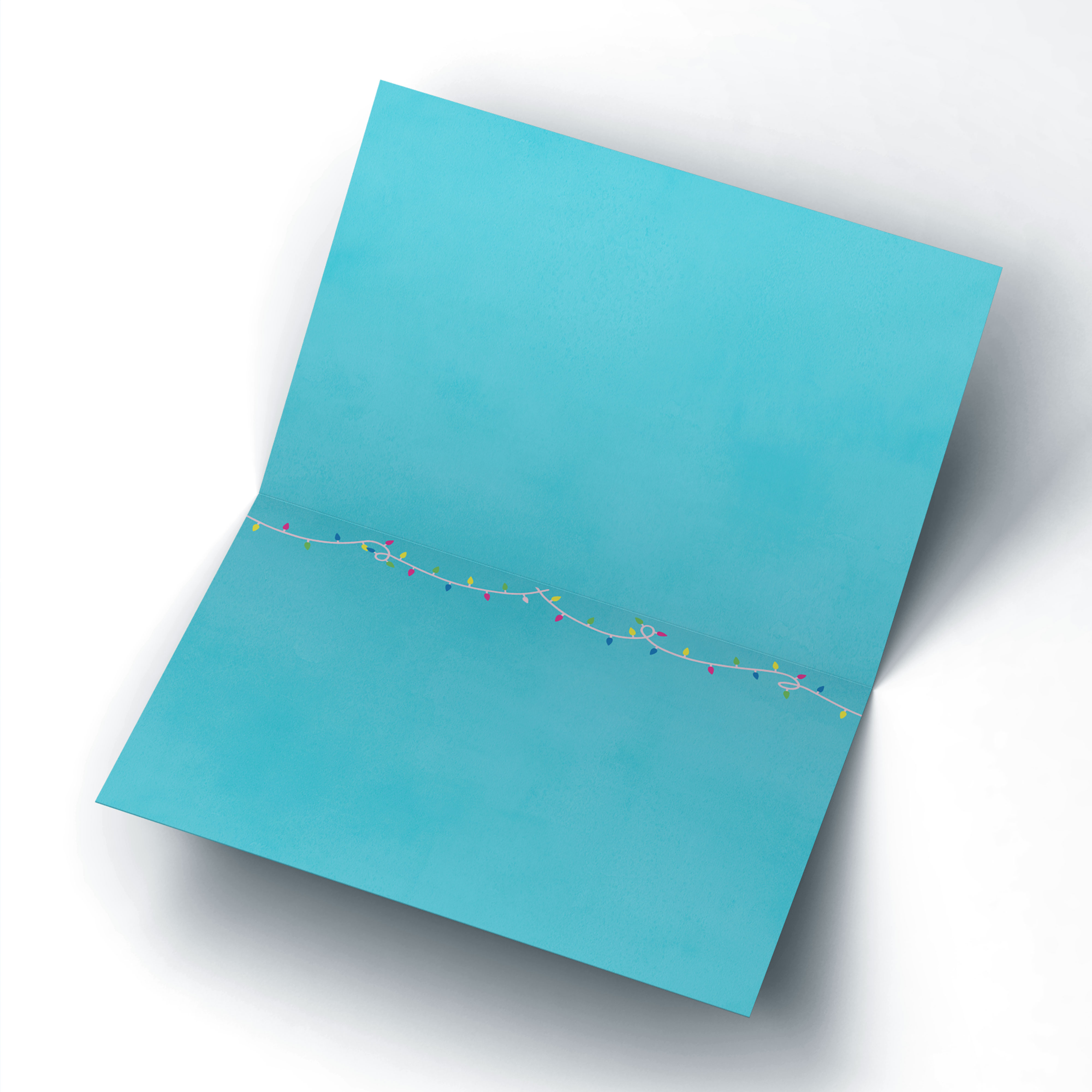 Personalised Christmas Card - Unicorns & Sleigh