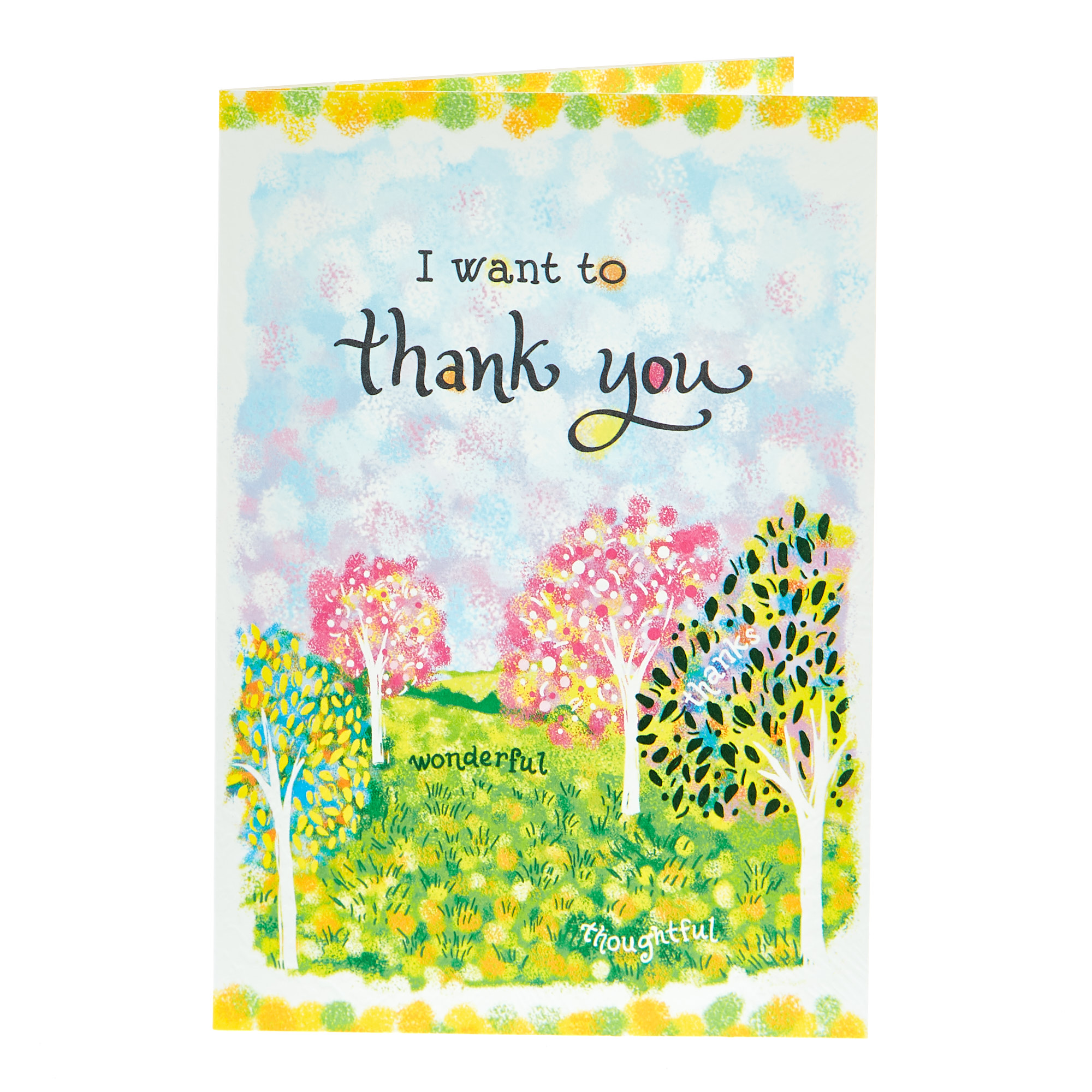 Blue Mountain Arts Card - I Want To Thank You