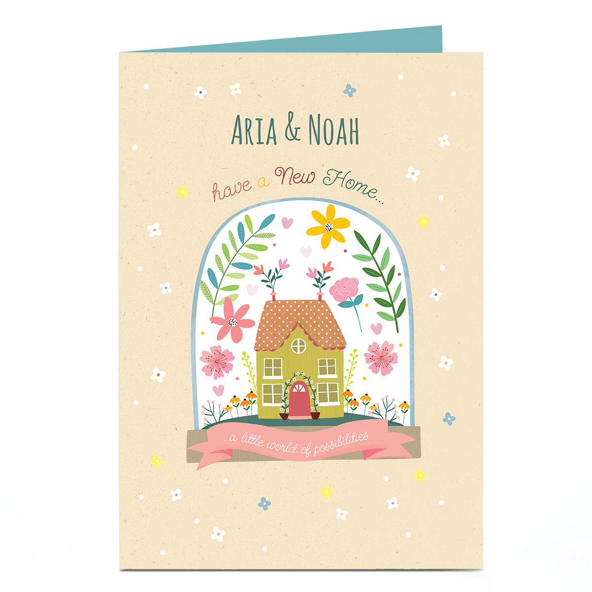 Personalised New Home Card - World Of Possibilities 
