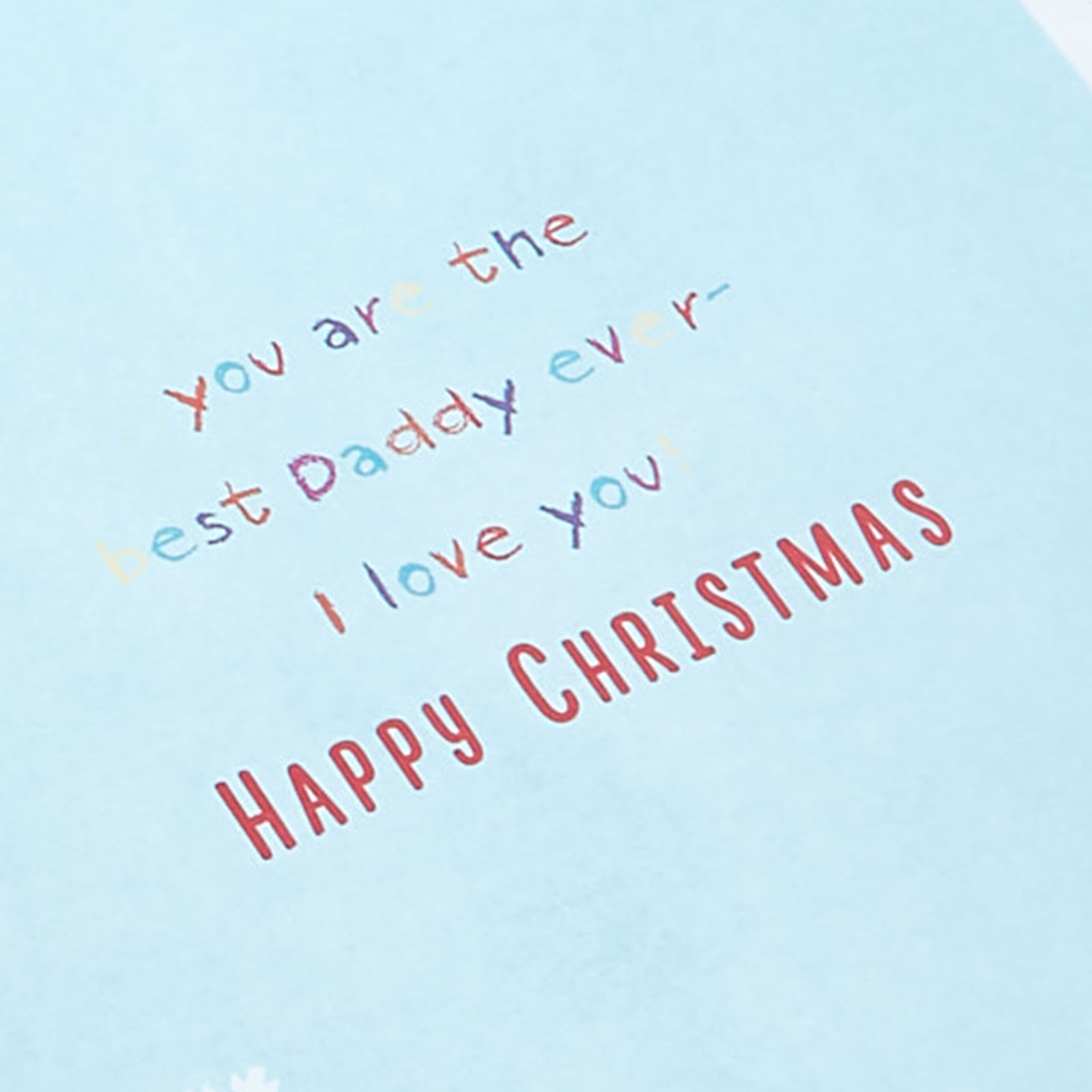 Christmas Card - For A Very Special Daddy