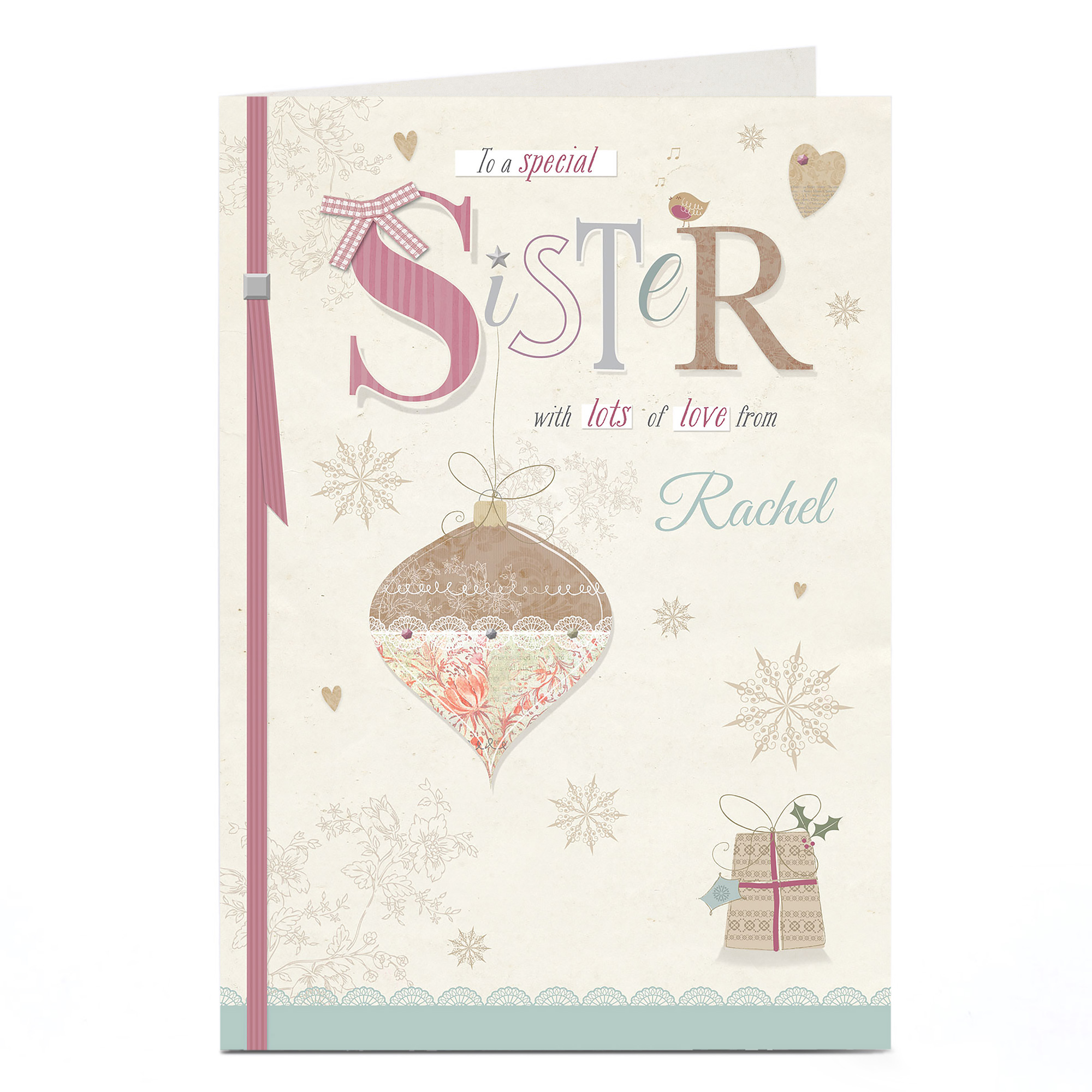 Buy Personalised Christmas Card  Special Sister for GBP 1.79  Card
