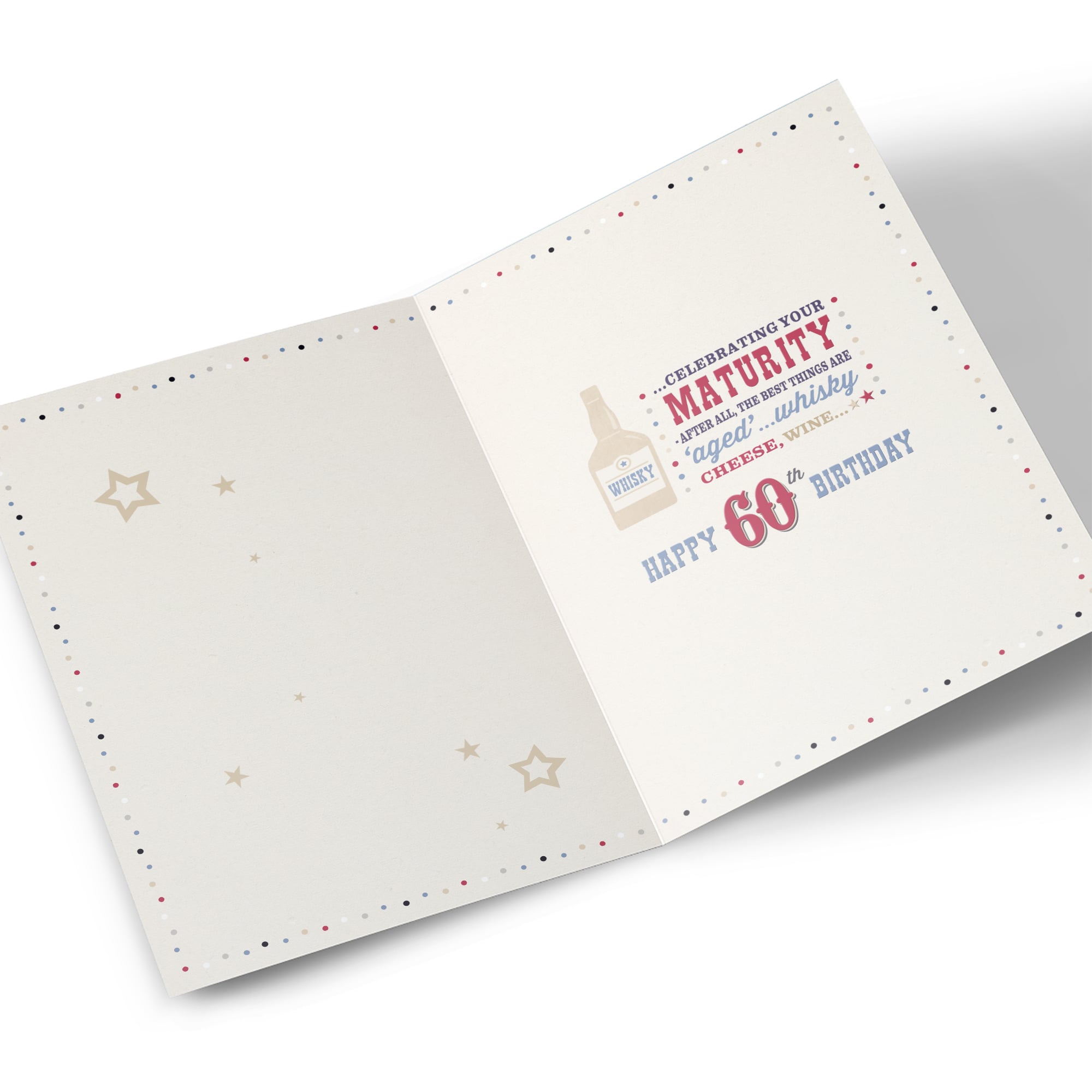 60th Birthday Card - The Ideal Age