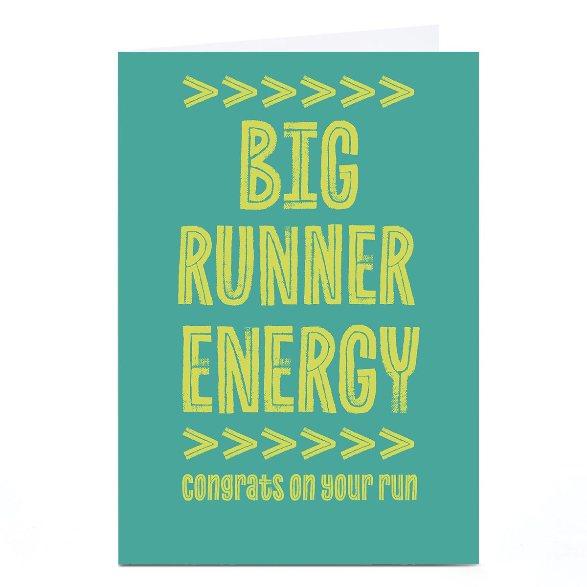 Personalised Card - Big Runner Energy