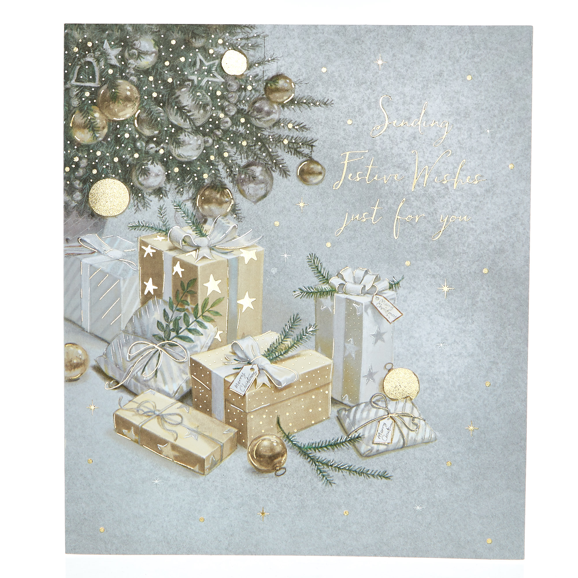 Box of 12 Deluxe Tree Charity Christmas Cards - 2 Designs