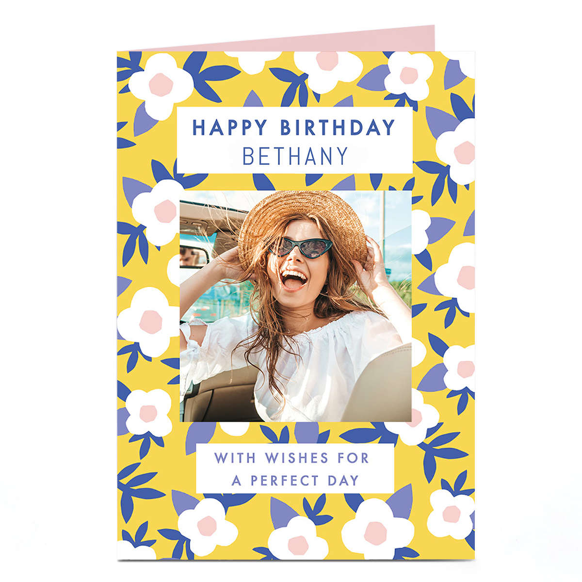 Photo Birthday Card - Wishes For A Perfect Day